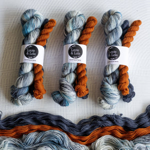 Louie & Lola Yarns Yarn Club Flock & Feather Yarn of the Month - November 2025 - Silver Spangled Hamburg Rooster