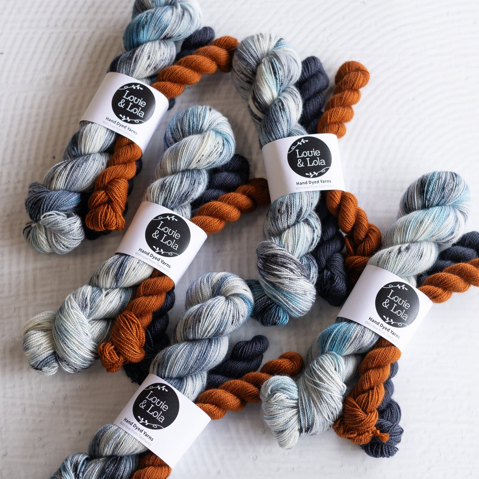 Louie & Lola Yarns Yarn Club Flock & Feather Yarn of the Month - November 2025 - Silver Spangled Hamburg Rooster