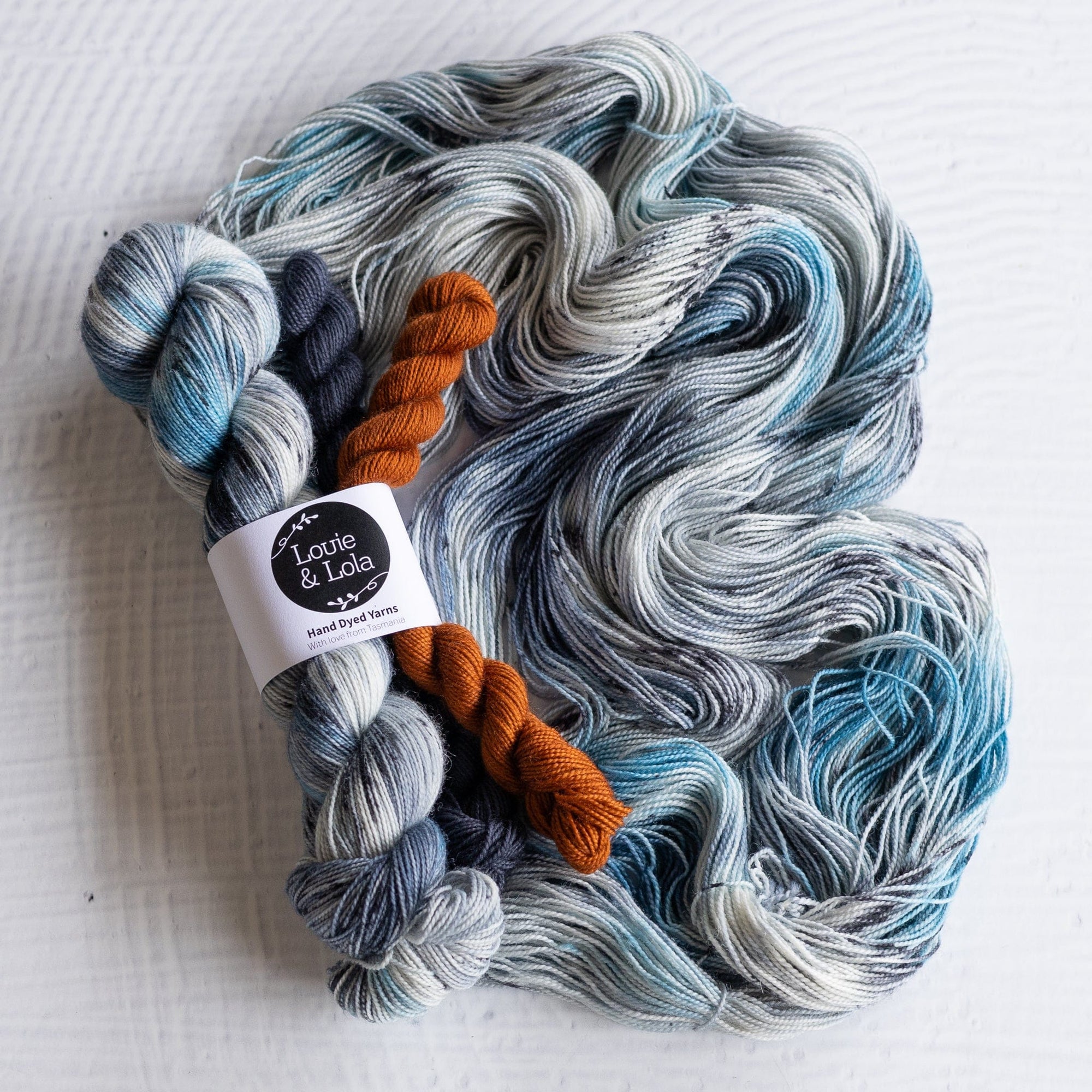 Louie & Lola Yarns Yarn Club Flock & Feather Yarn of the Month - November 2025 - Silver Spangled Hamburg Rooster