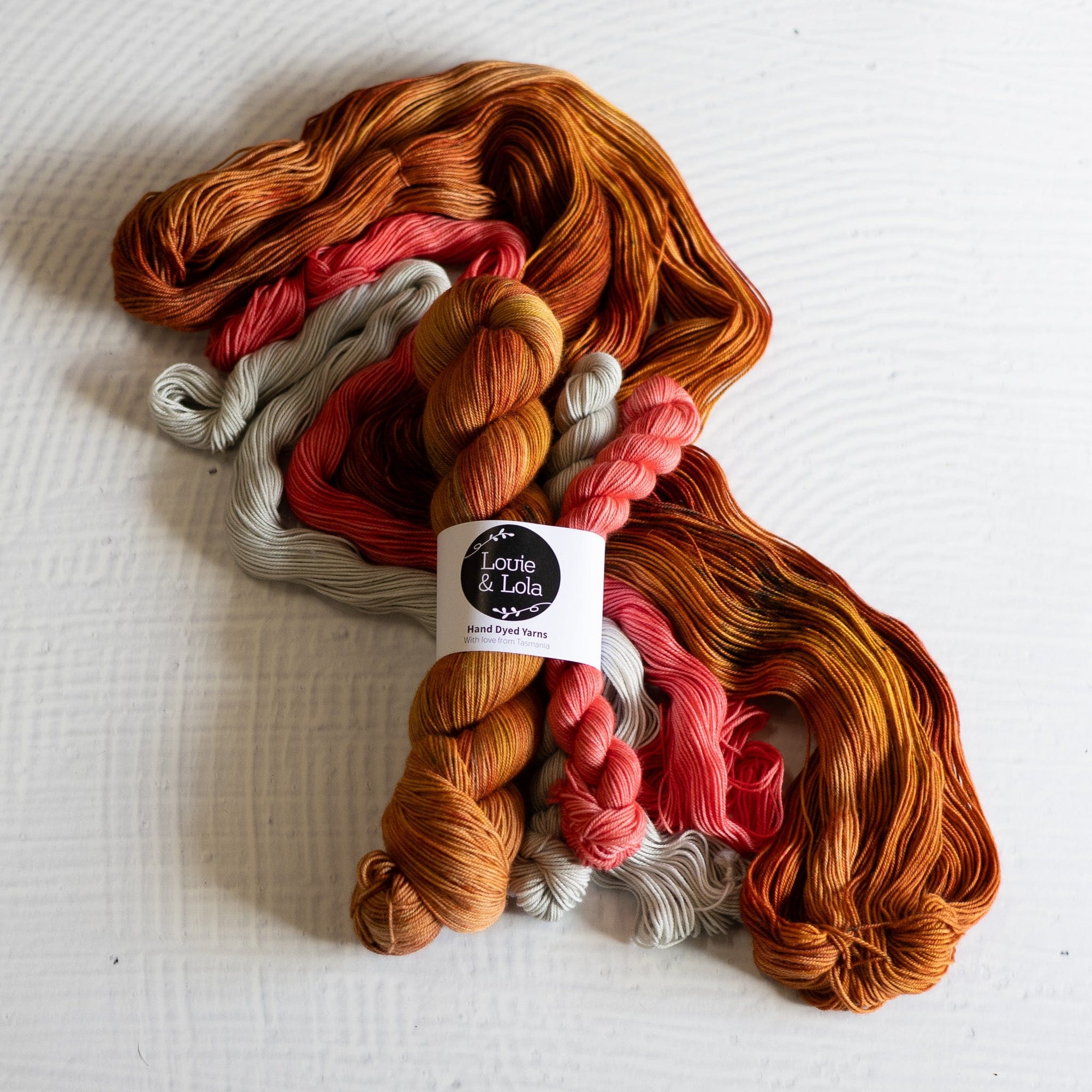 Louie & Lola Yarns Yarn Club Flock & Feather Yarn of the Month - October 2025 - New Hampshire Red Hen