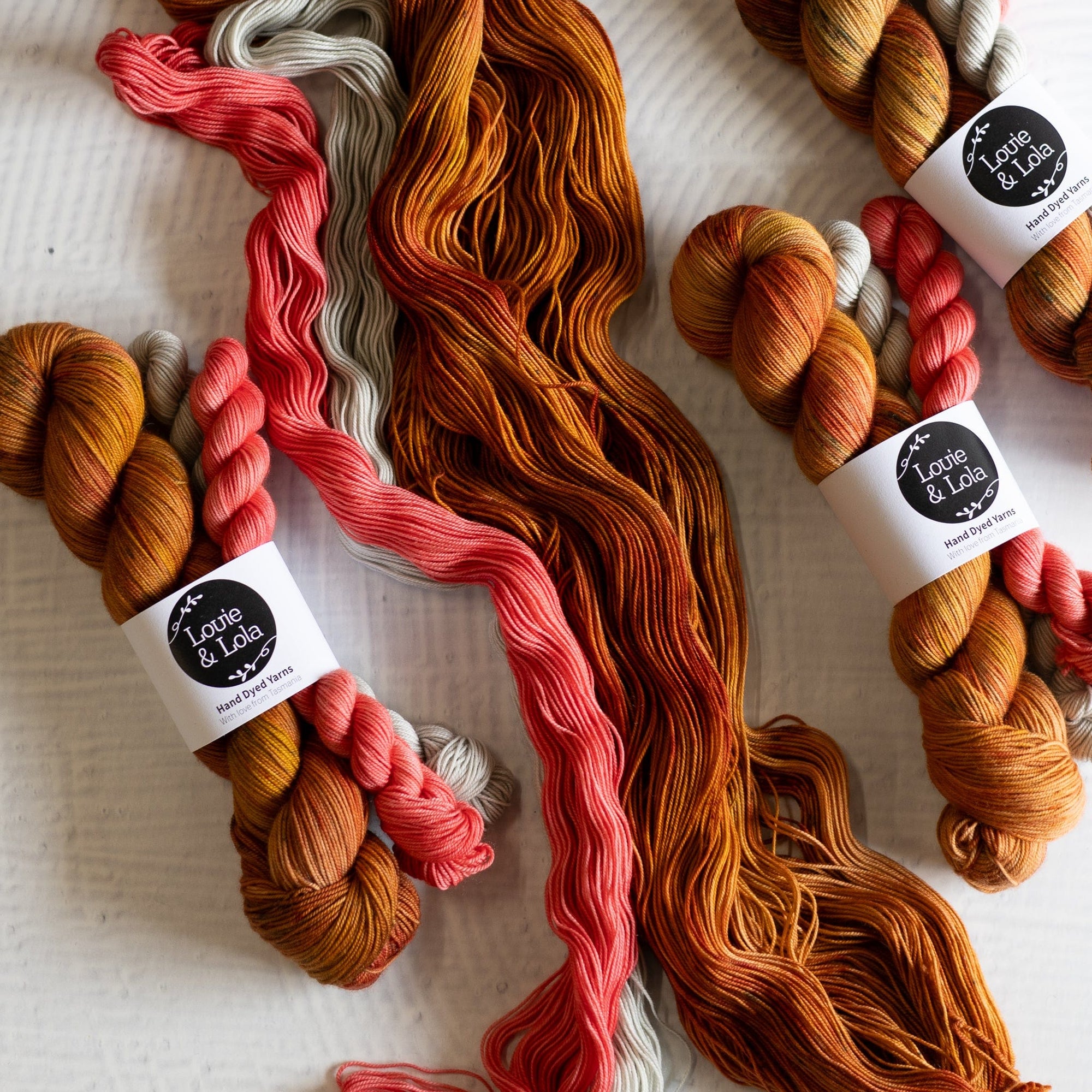 Louie & Lola Yarns Yarn Club Flock & Feather Yarn of the Month - October 2025 - New Hampshire Red Hen