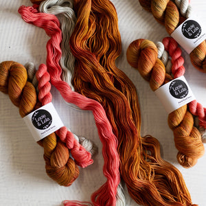 Louie & Lola Yarns Yarn Club Flock & Feather Yarn of the Month - October 2025 - New Hampshire Red Hen