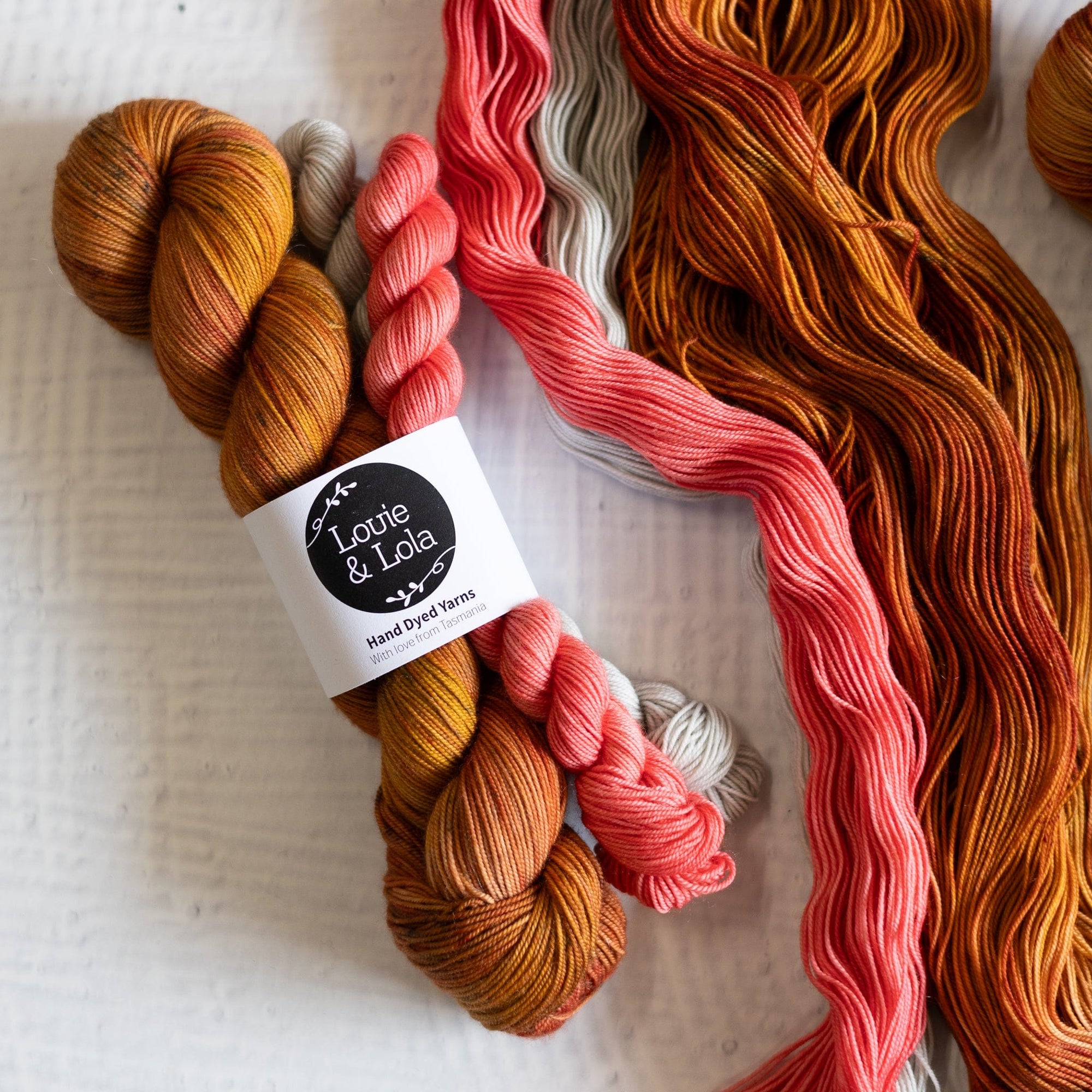 Louie & Lola Yarns Yarn Club Flock & Feather Yarn of the Month - October 2025 - New Hampshire Red Hen