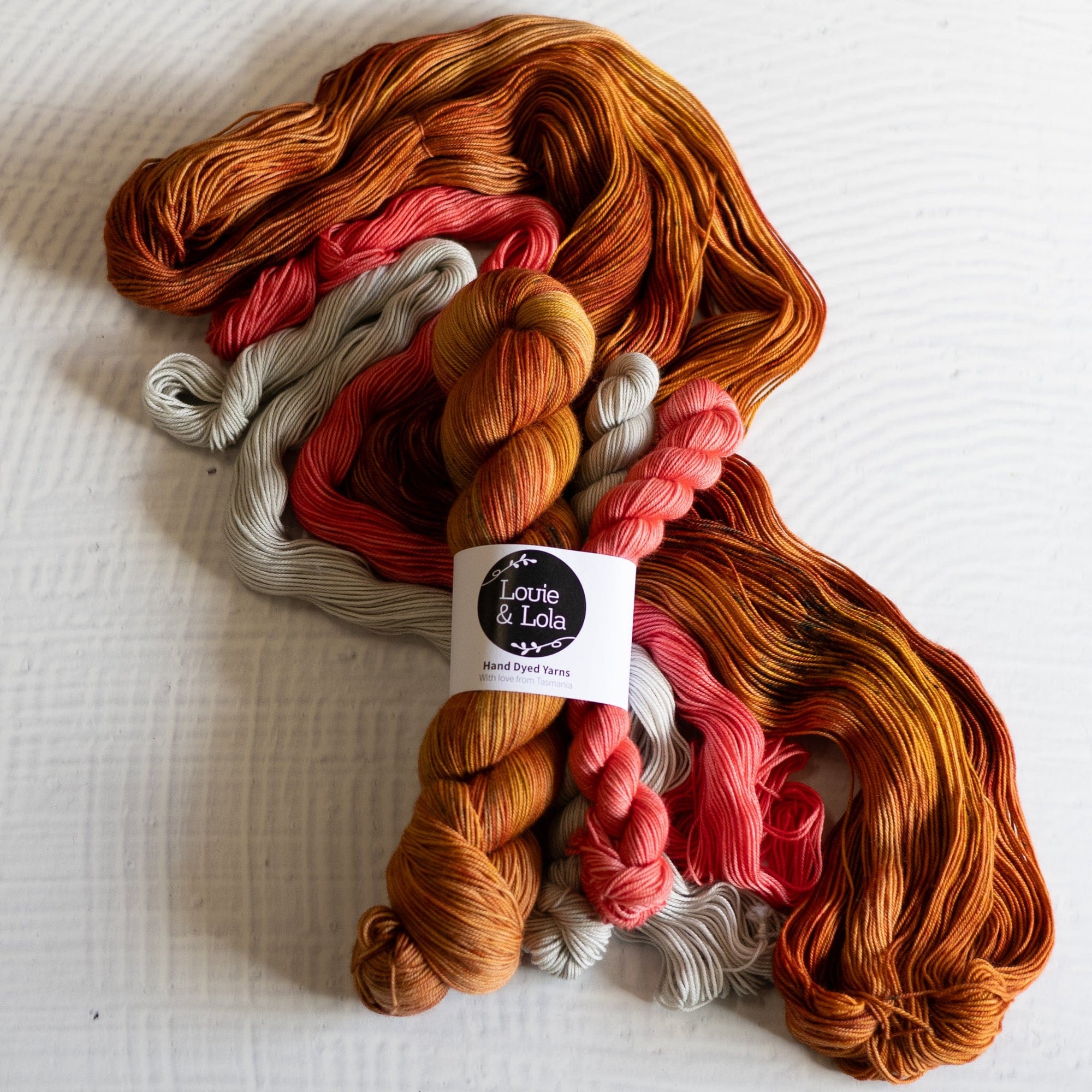 Louie & Lola Yarns Yarn Club Flock & Feather Yarn of the Month - October 2025 - New Hampshire Red Hen