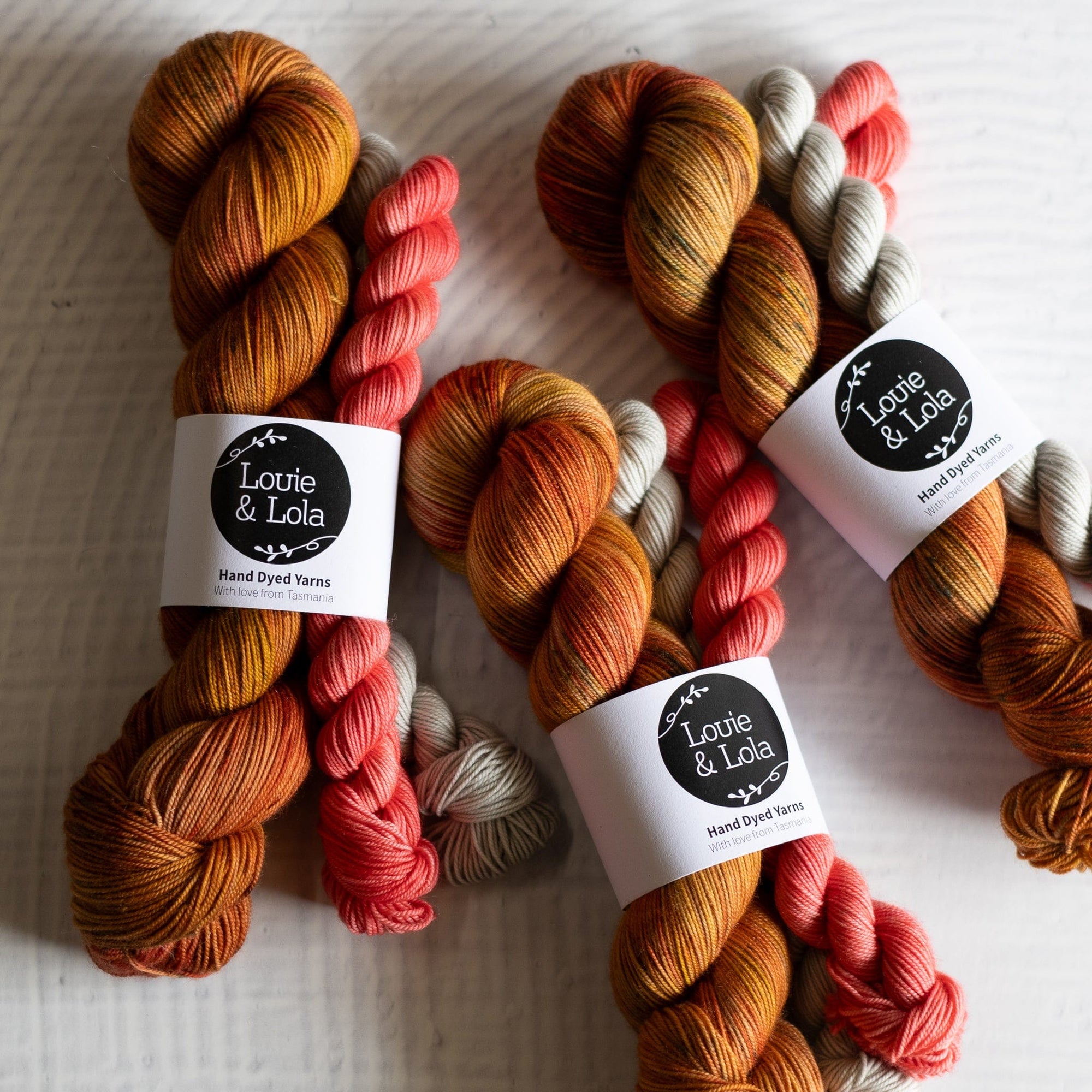 Louie & Lola Yarns Yarn Club Flock & Feather Yarn of the Month - October 2025 - New Hampshire Red Hen