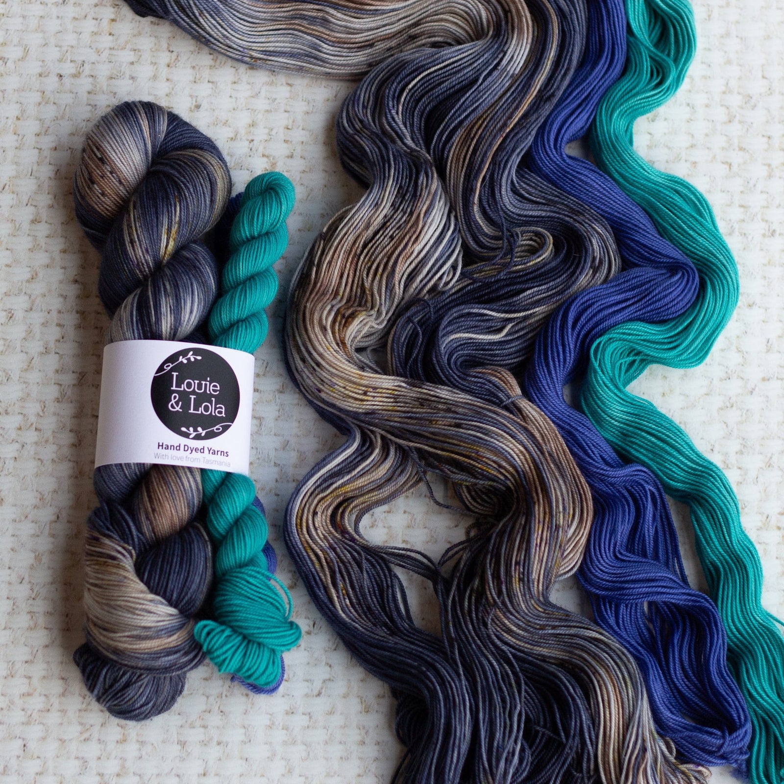 Louie & Lola Yarns Yarn Club Flock & Feather Yarn of the Month - September 2025 - Blue Orpington
