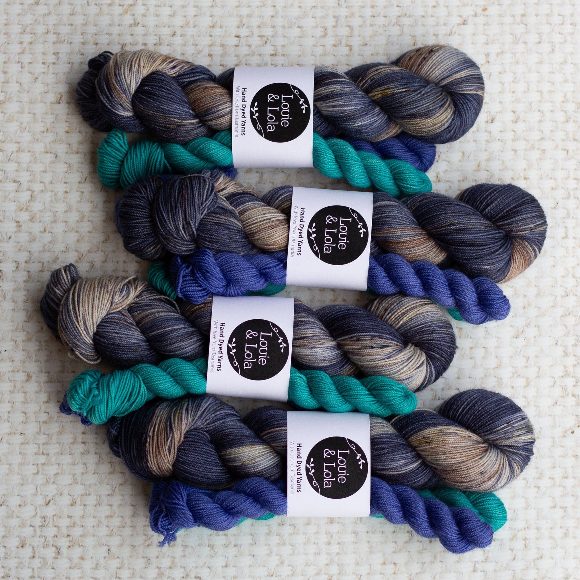 Louie & Lola Yarns Yarn Club Flock & Feather Yarn of the Month - September 2025 - Blue Orpington