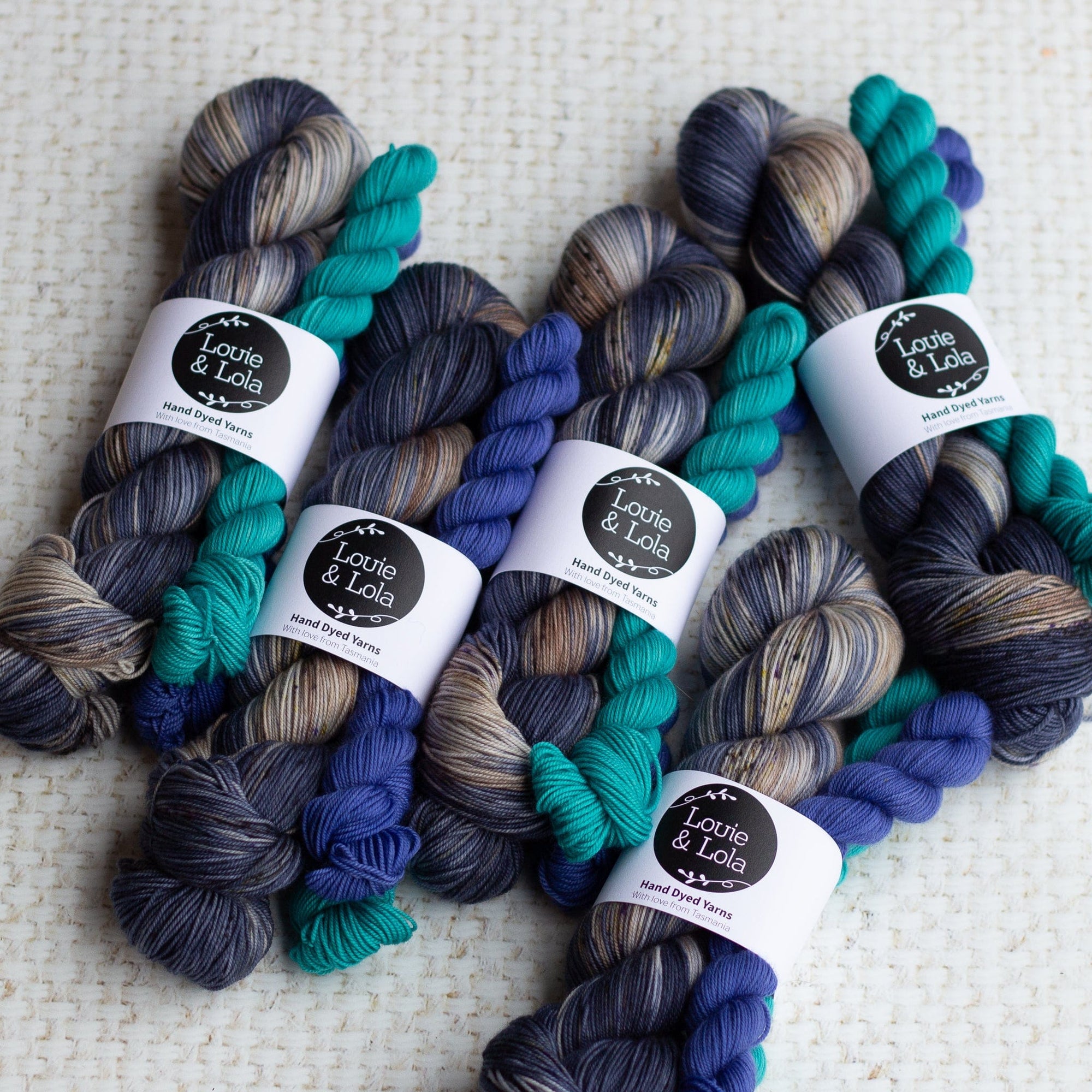 Louie & Lola Yarns Yarn Club Flock & Feather Yarn of the Month - September 2025 - Blue Orpington