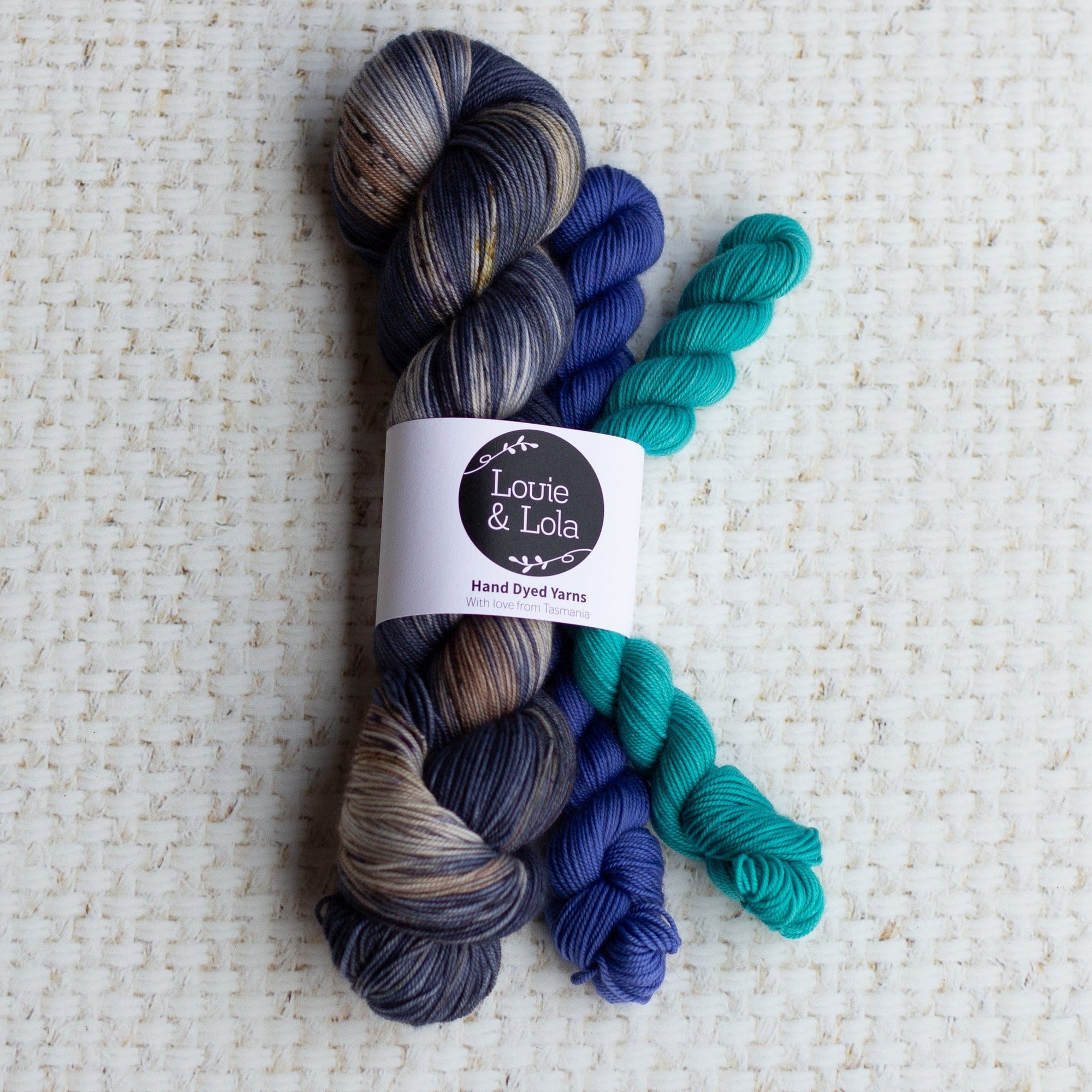 Louie & Lola Yarns Yarn Club Flock & Feather Yarn of the Month - September 2025 - Blue Orpington