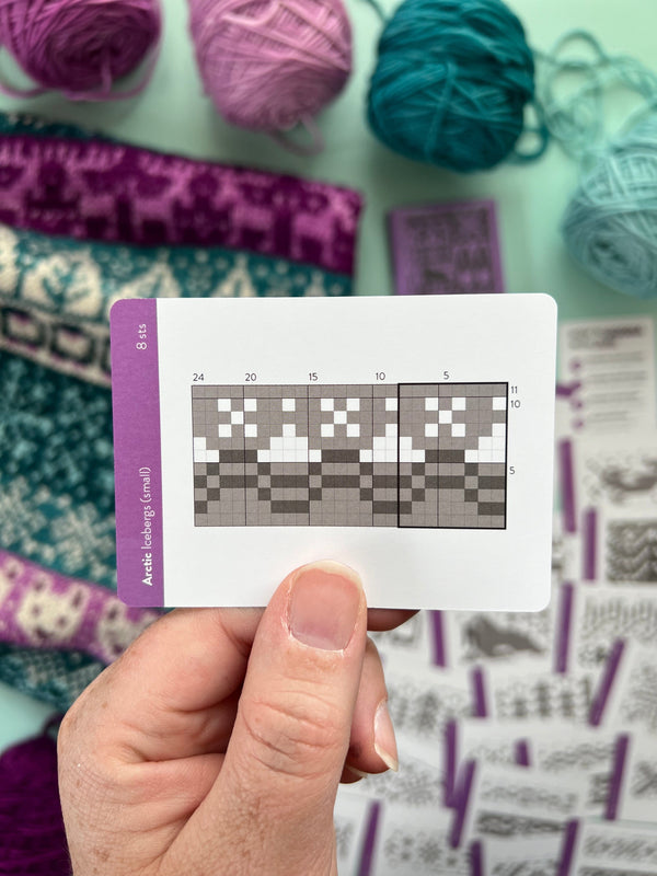 Knit Pattern Card Louie & Lola Yarns - Pacific Knit Co. - Arctic Doodle Card Deck (Expansion)