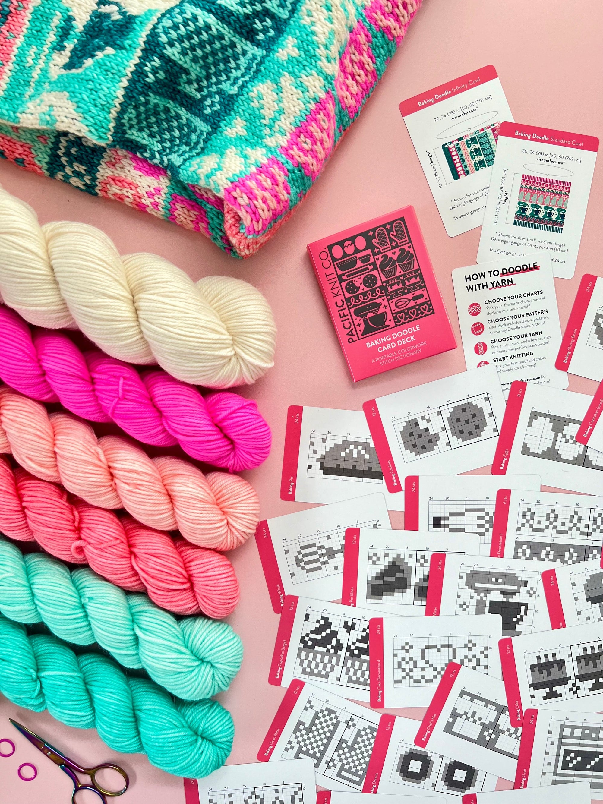 Pacific Knit Co. knitting pattern Pacific Knit Co. - Baking Doodle Card Deck PRE-ORDER (Expansion)