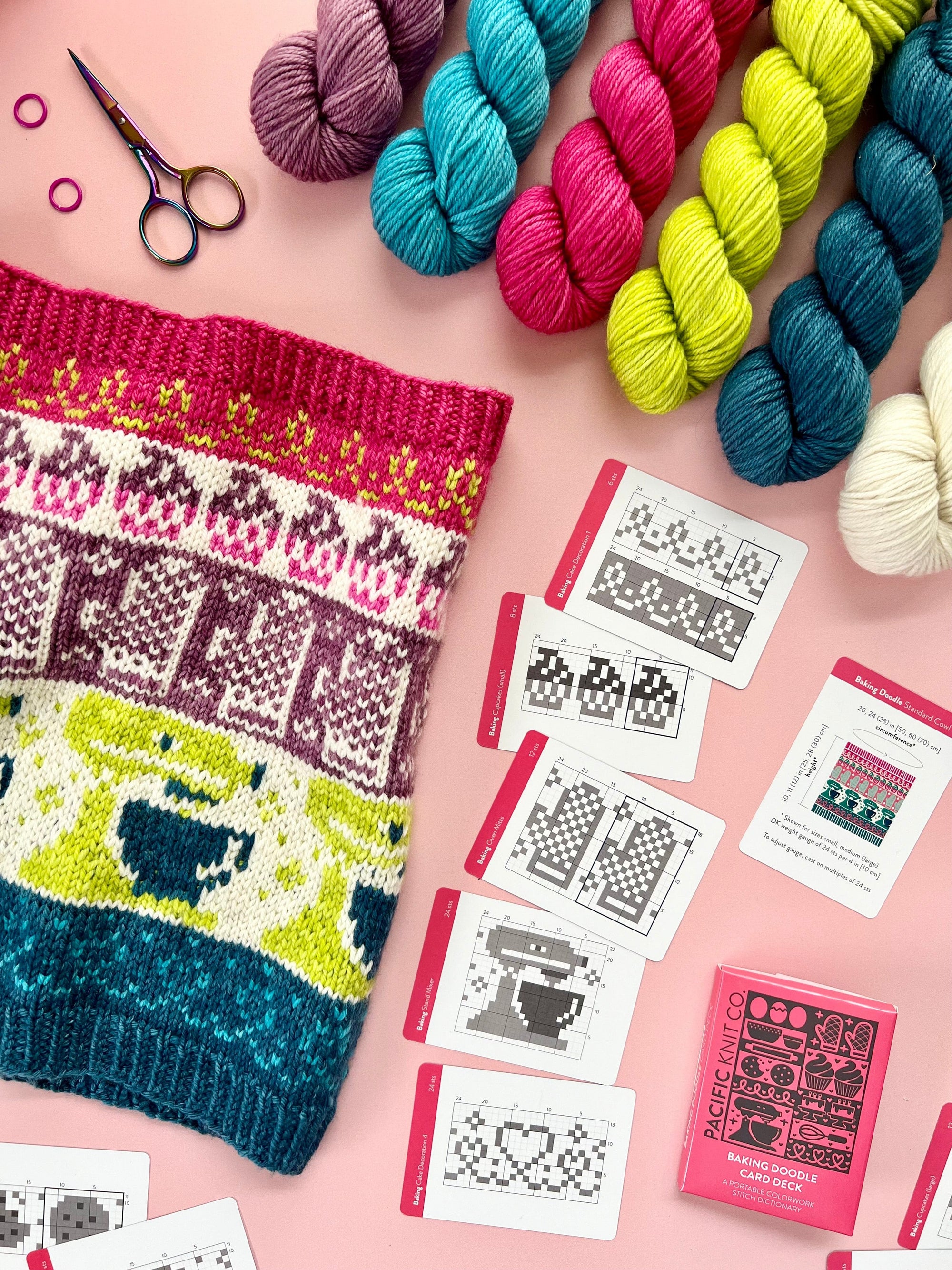 Pacific Knit Co. knitting pattern Pacific Knit Co. - Baking Doodle Card Deck PRE-ORDER (Expansion)