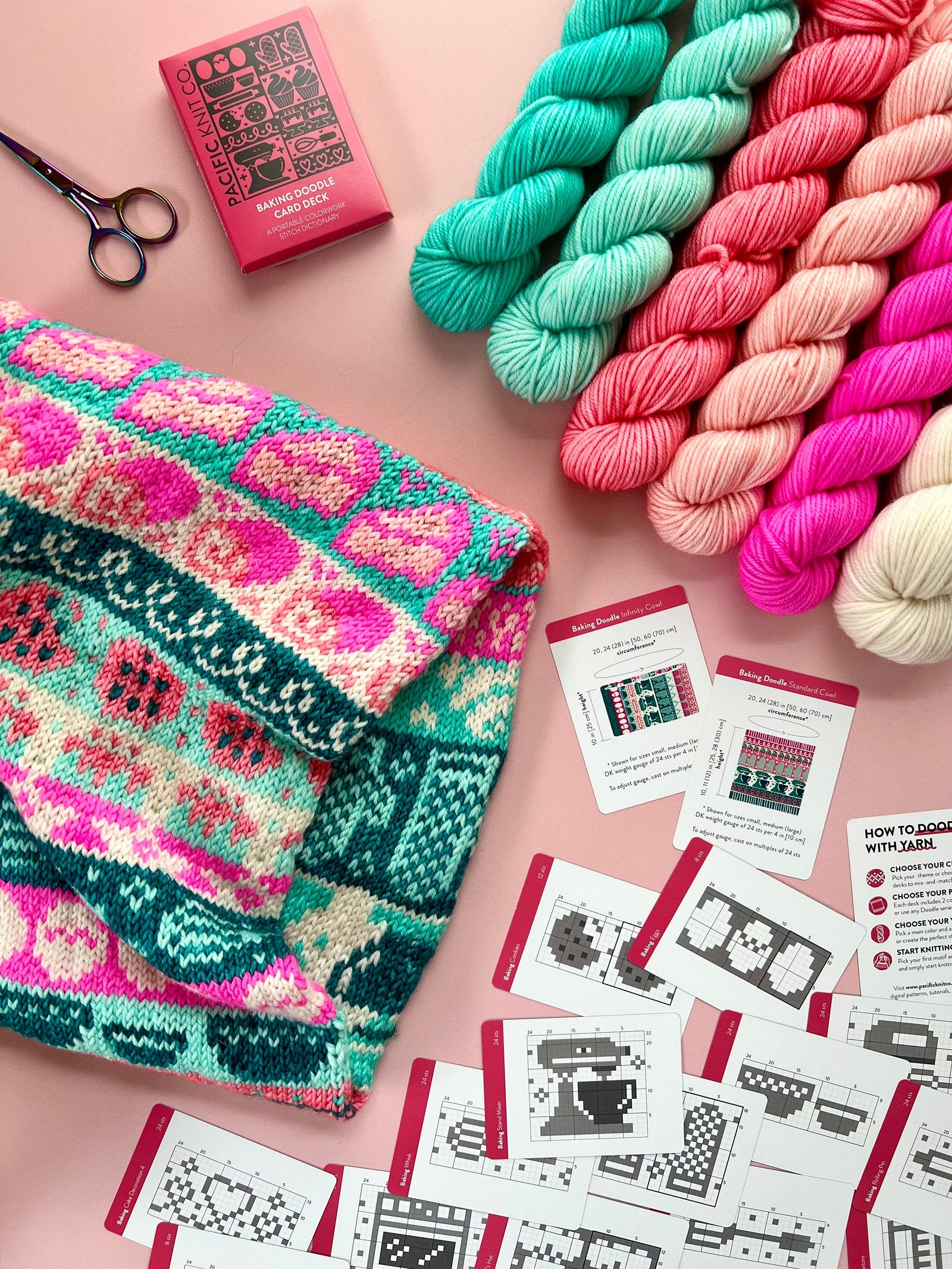 Pacific Knit Co. knitting pattern Pacific Knit Co. - Baking Doodle Card Deck PRE-ORDER (Expansion)