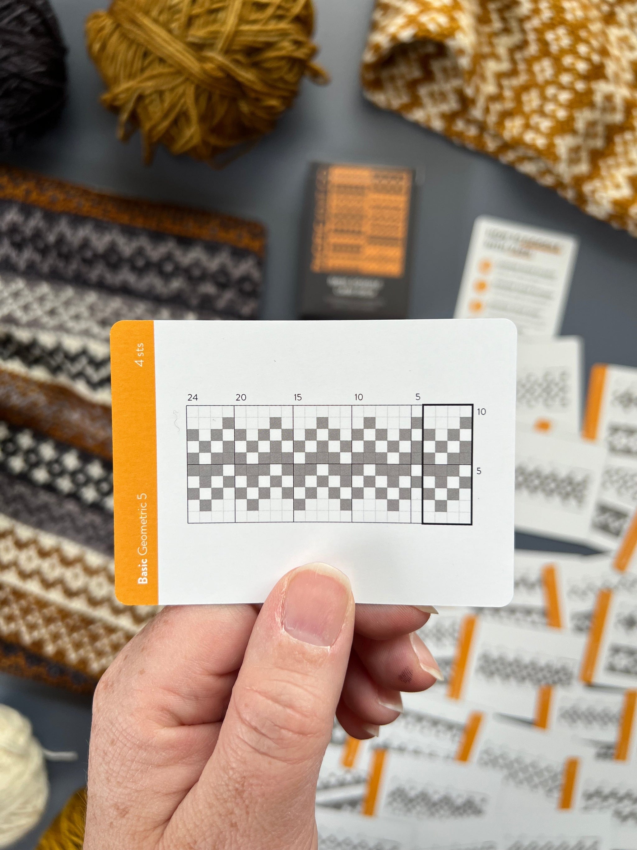 Card Knit Pattern Louie & Lola Yarns - Pacific Knit Co. - Basic Doodle Card Deck
