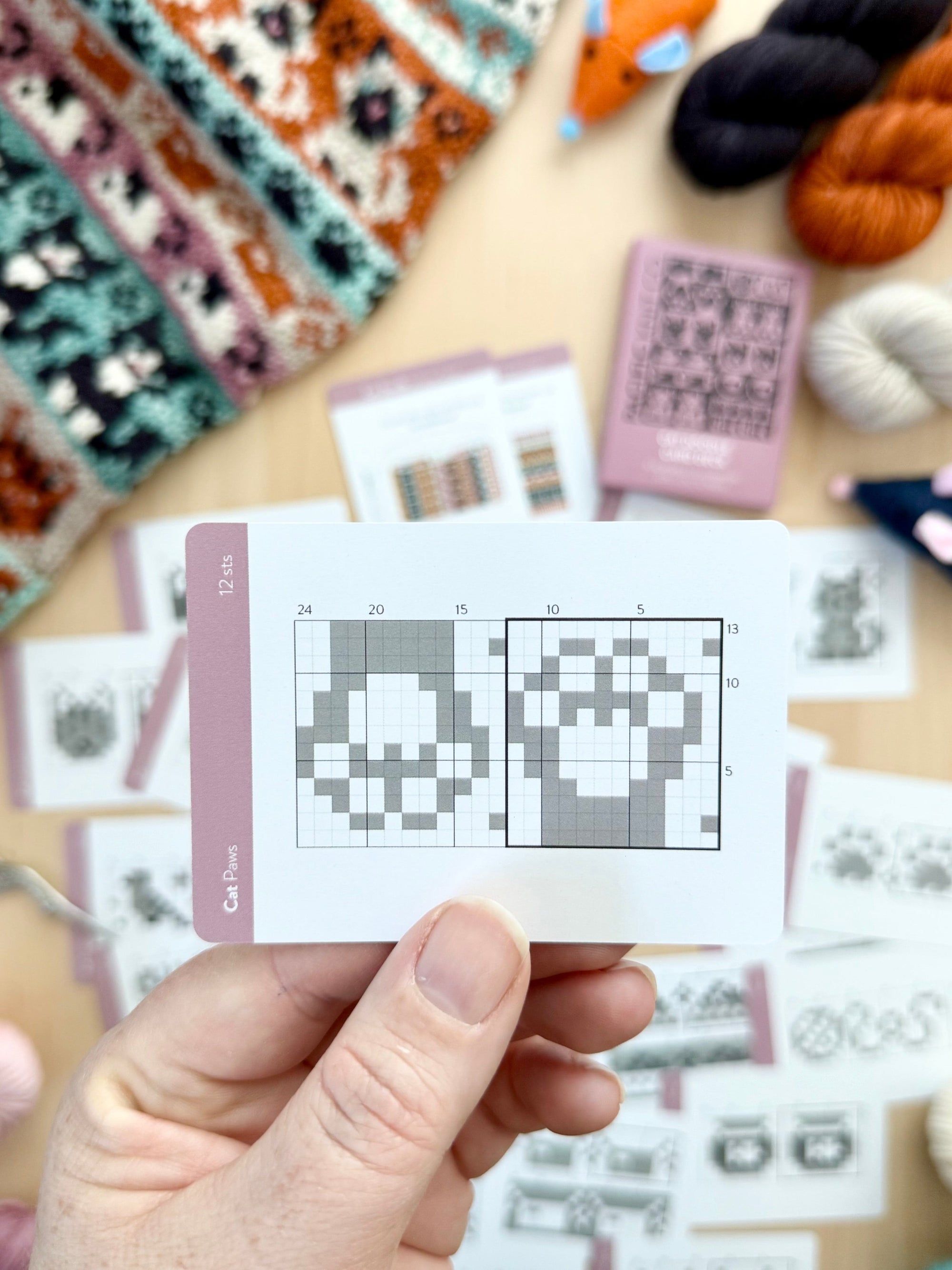 Pacific Knit Co. knitting pattern Pacific Knit Co. - Cat Doodle Card Deck (Expansion)