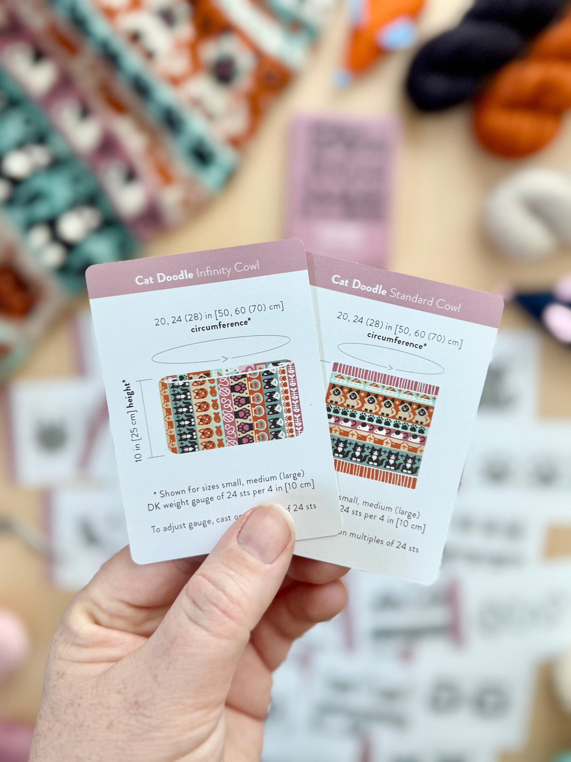 Pacific Knit Co. knitting pattern Pacific Knit Co. - Cat Doodle Card Deck (Expansion)
