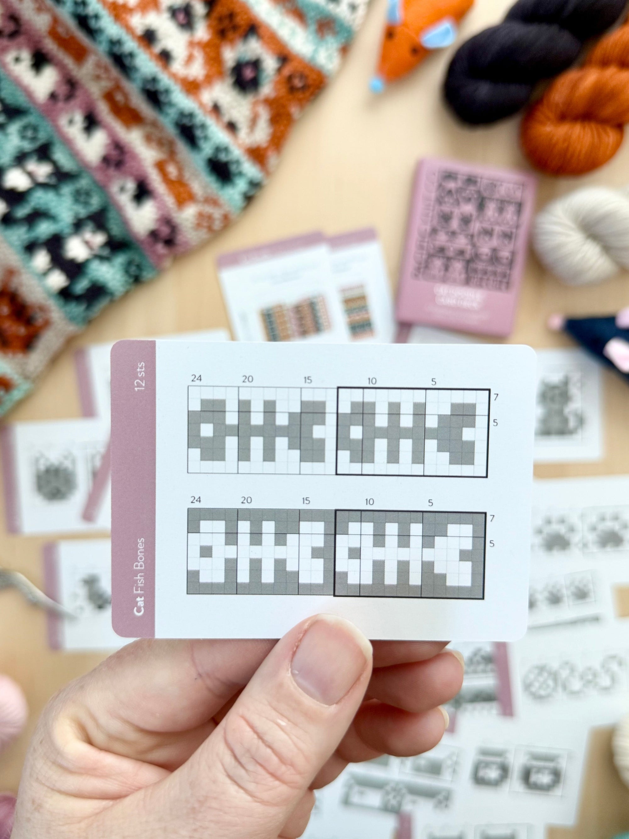 Pacific Knit Co. knitting pattern Pacific Knit Co. - Cat Doodle Card Deck (Expansion)