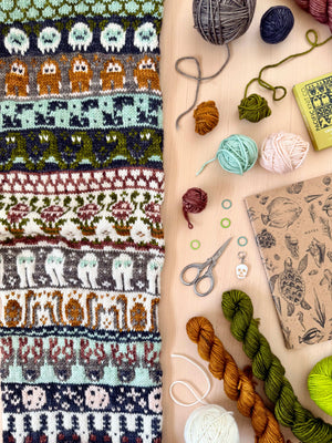 Pacific Knit Co. knitting pattern Pacific Knit Co. - Cryptid Doodle Card Deck (Expansion) PRE-ORDER