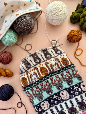 Pacific Knit Co. knitting pattern Pacific Knit Co. - Cryptid Doodle Card Deck (Expansion) PRE-ORDER
