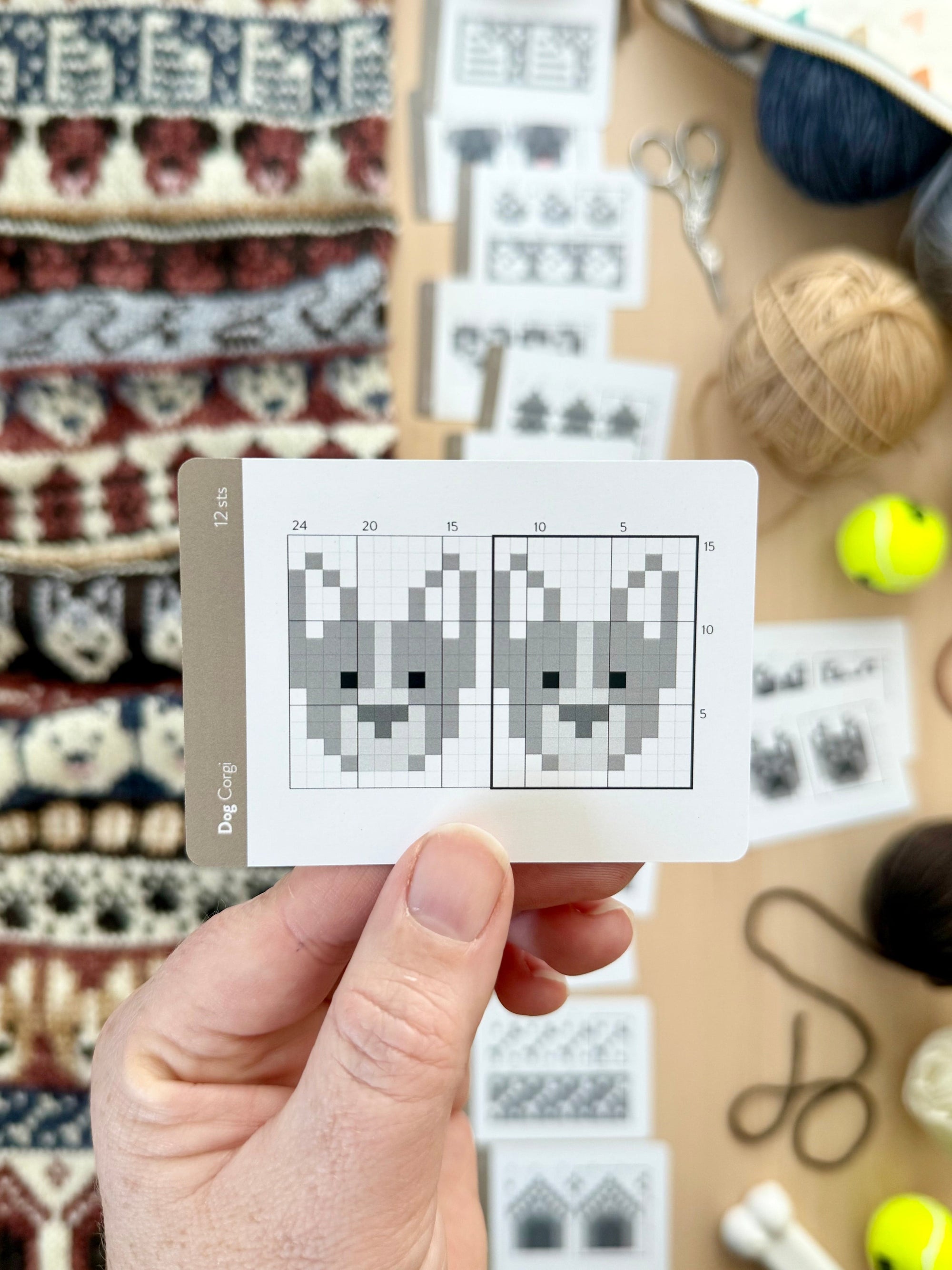 Pacific Knit Co. knitting pattern Pacific Knit Co. - Dog Doodle Card Deck (Expansion)