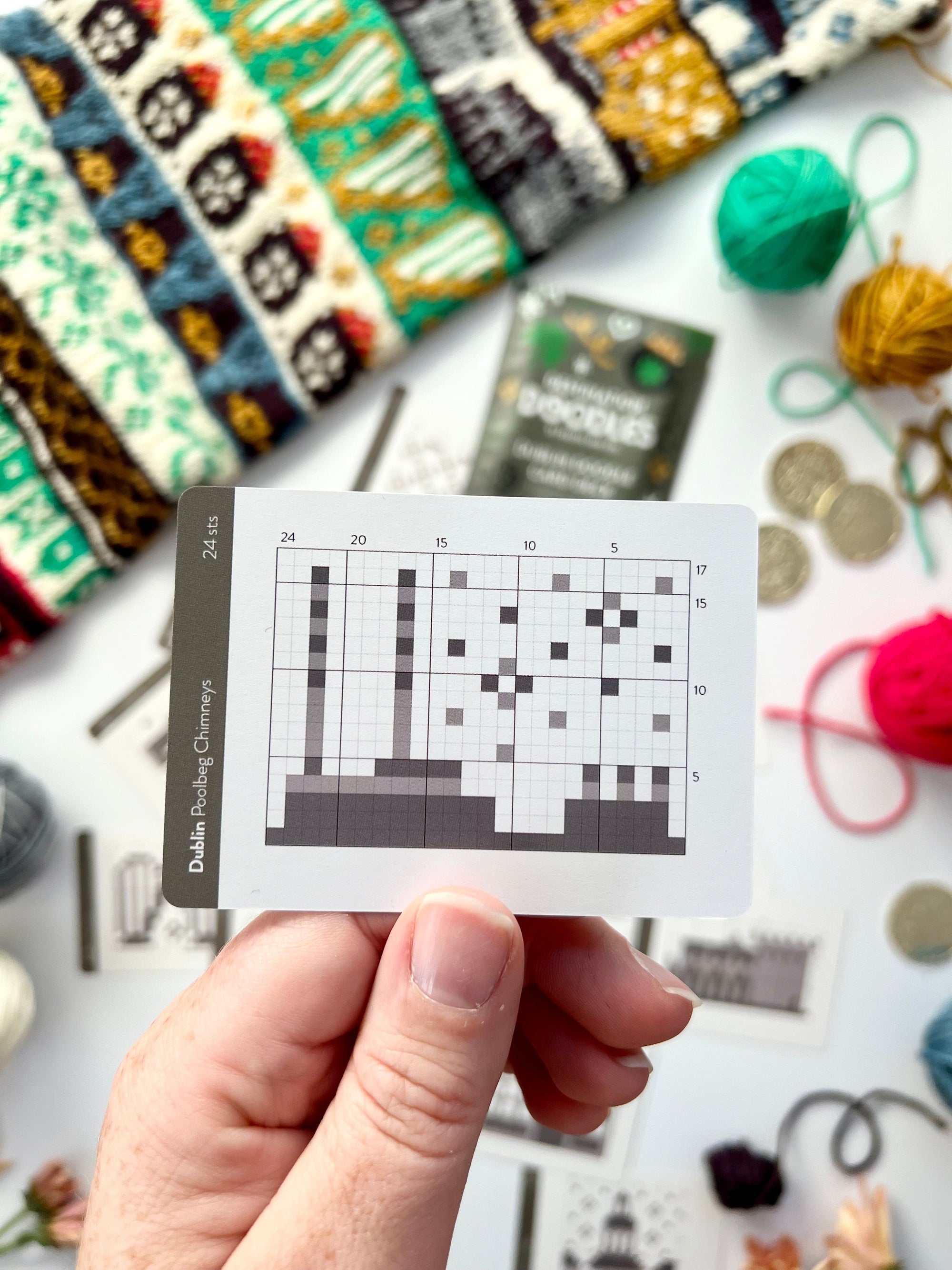 Pacific Knit Co. knitting pattern Pacific Knit Co. - Dublin Destination Doodle Card Deck (Foil Pack)