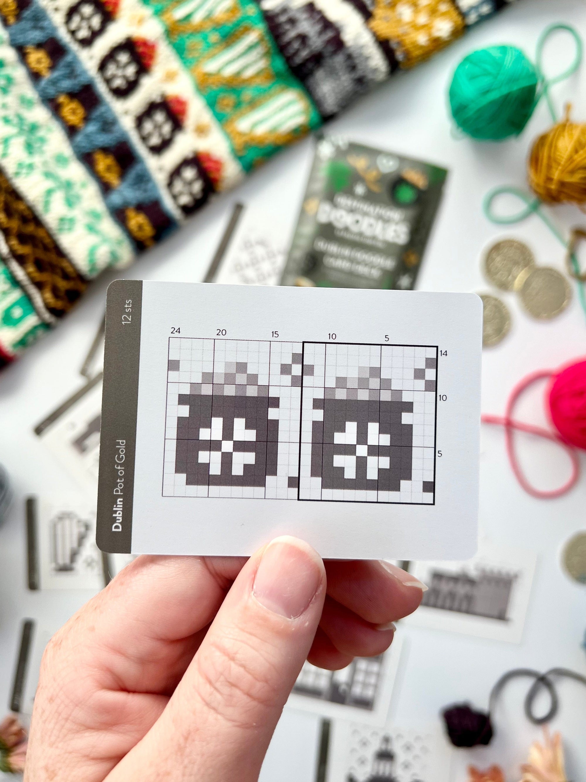 Pacific Knit Co. knitting pattern Pacific Knit Co. - Dublin Destination Doodle Card Deck (Foil Pack)