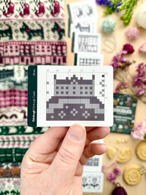 Pacific Knit Co. knitting pattern Pacific Knit Co. - Edinburgh Destination Doodle Card Deck (Foil Pack) PRE-ORDER