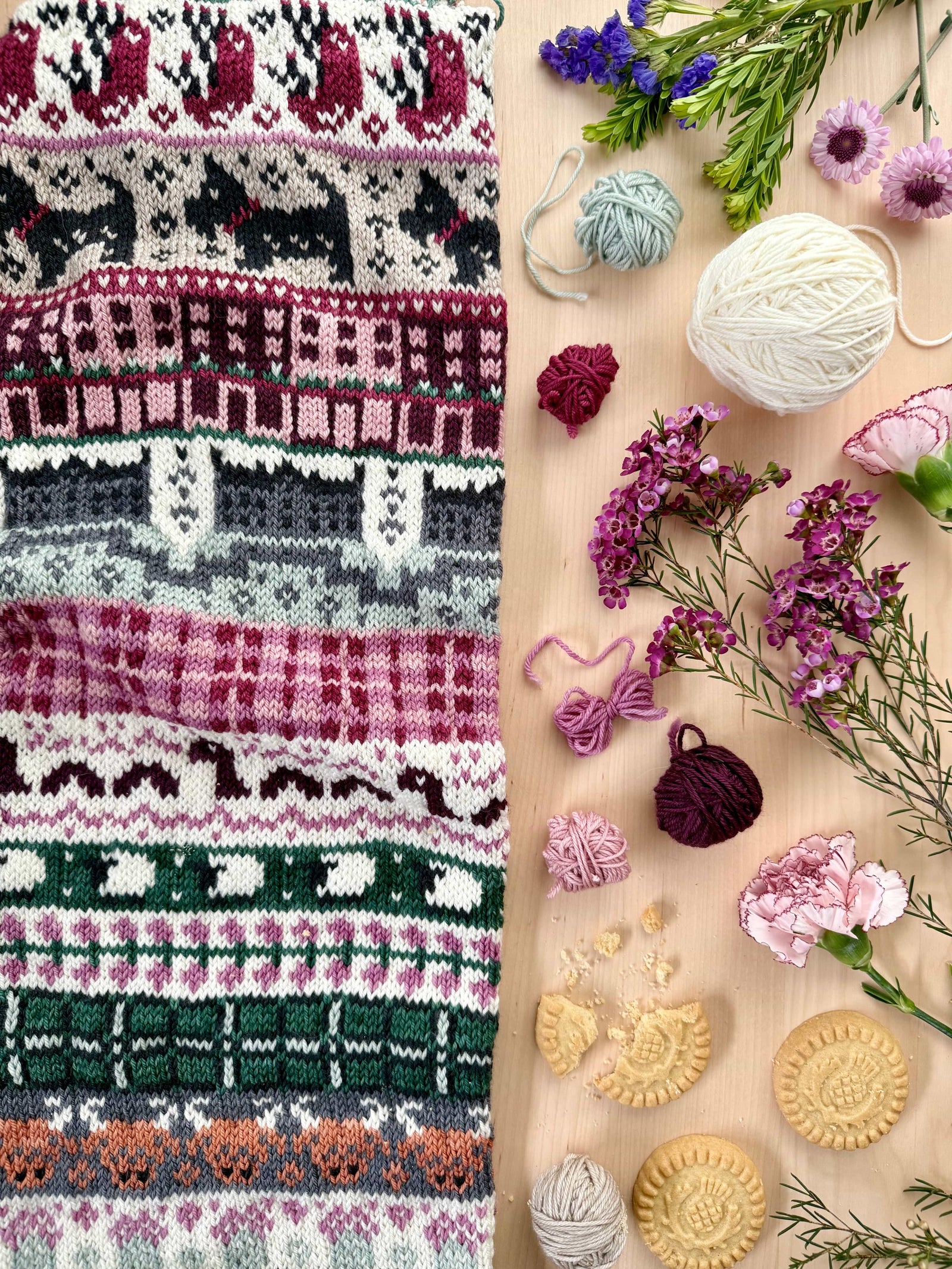 Pacific Knit Co. knitting pattern Pacific Knit Co. - Edinburgh Destination Doodle Card Deck (Foil Pack) PRE-ORDER