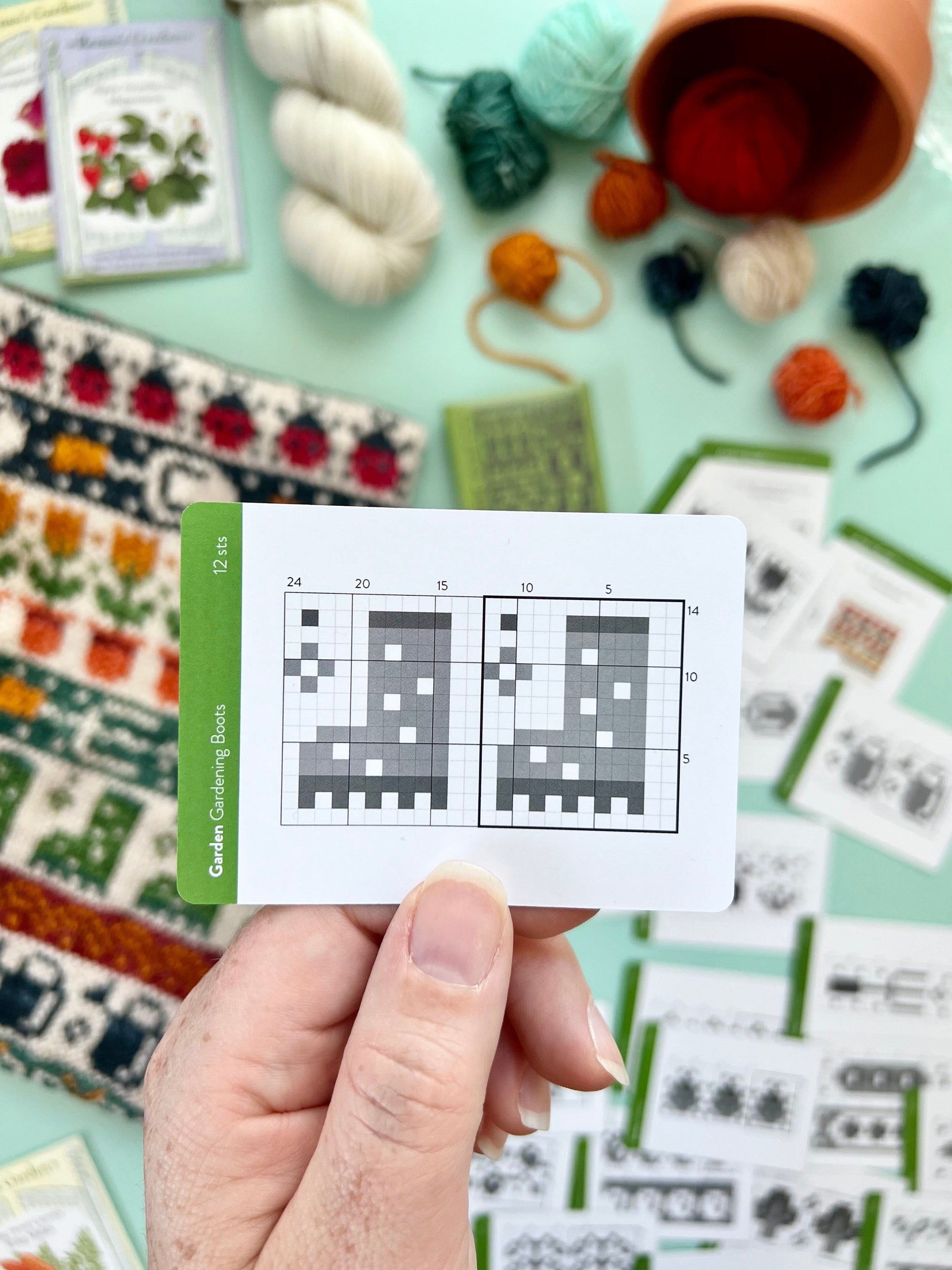 Pacific Knit Co. knitting pattern Pacific Knit Co. - Garden Doodle Card Deck (Expansion)