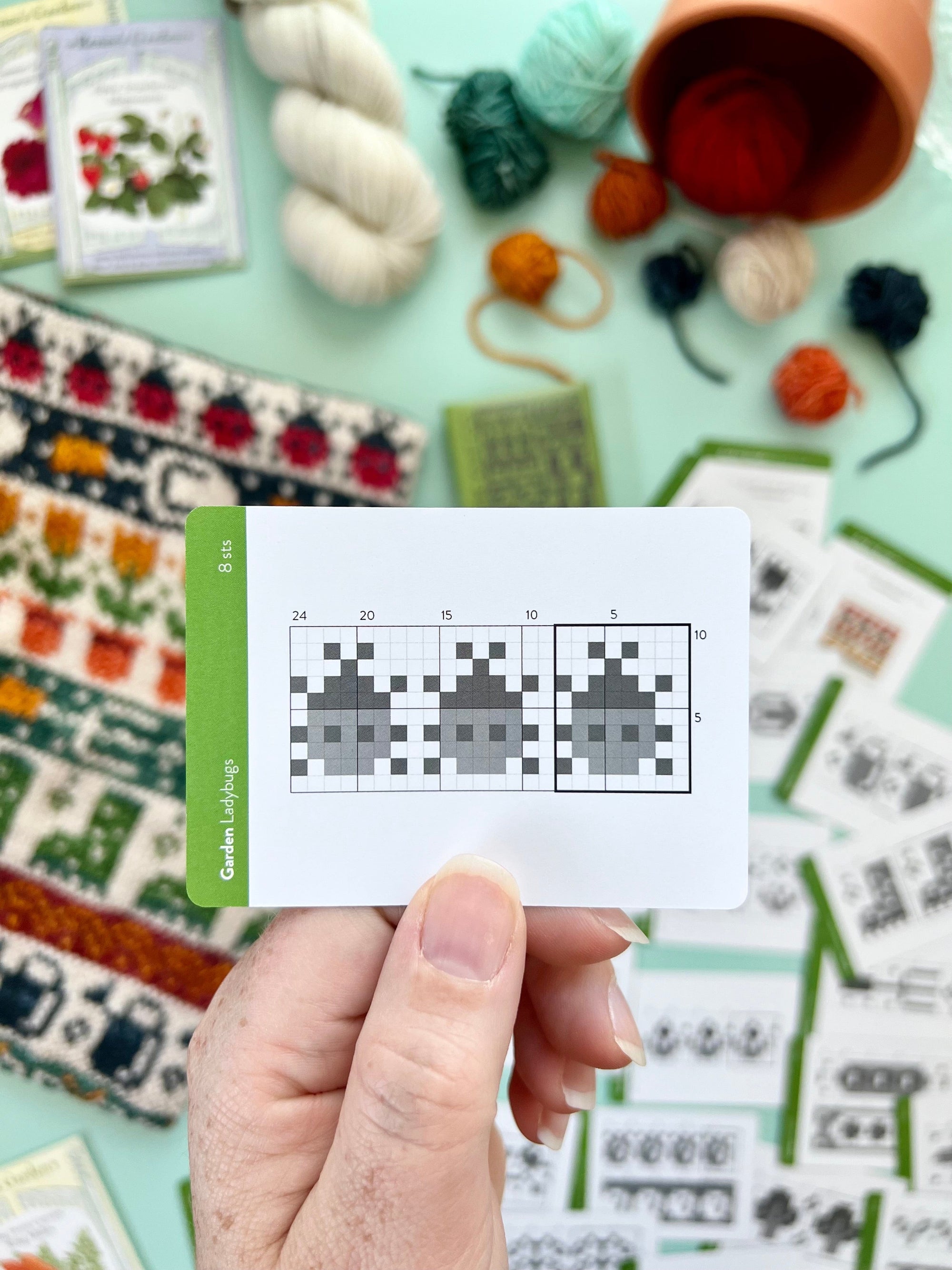 Pacific Knit Co. knitting pattern Pacific Knit Co. - Garden Doodle Card Deck (Expansion)