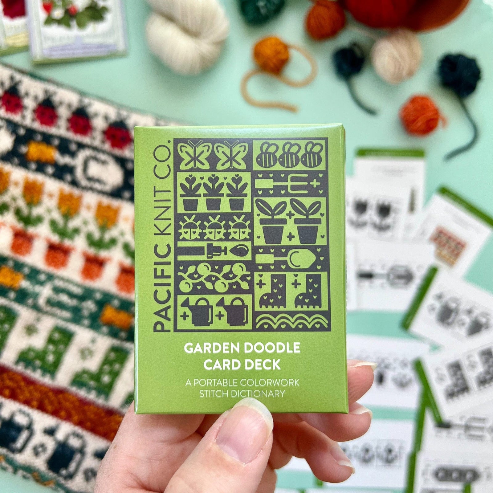Pacific Knit Co. knitting pattern Pacific Knit Co. - Garden Doodle Card Deck (Expansion)