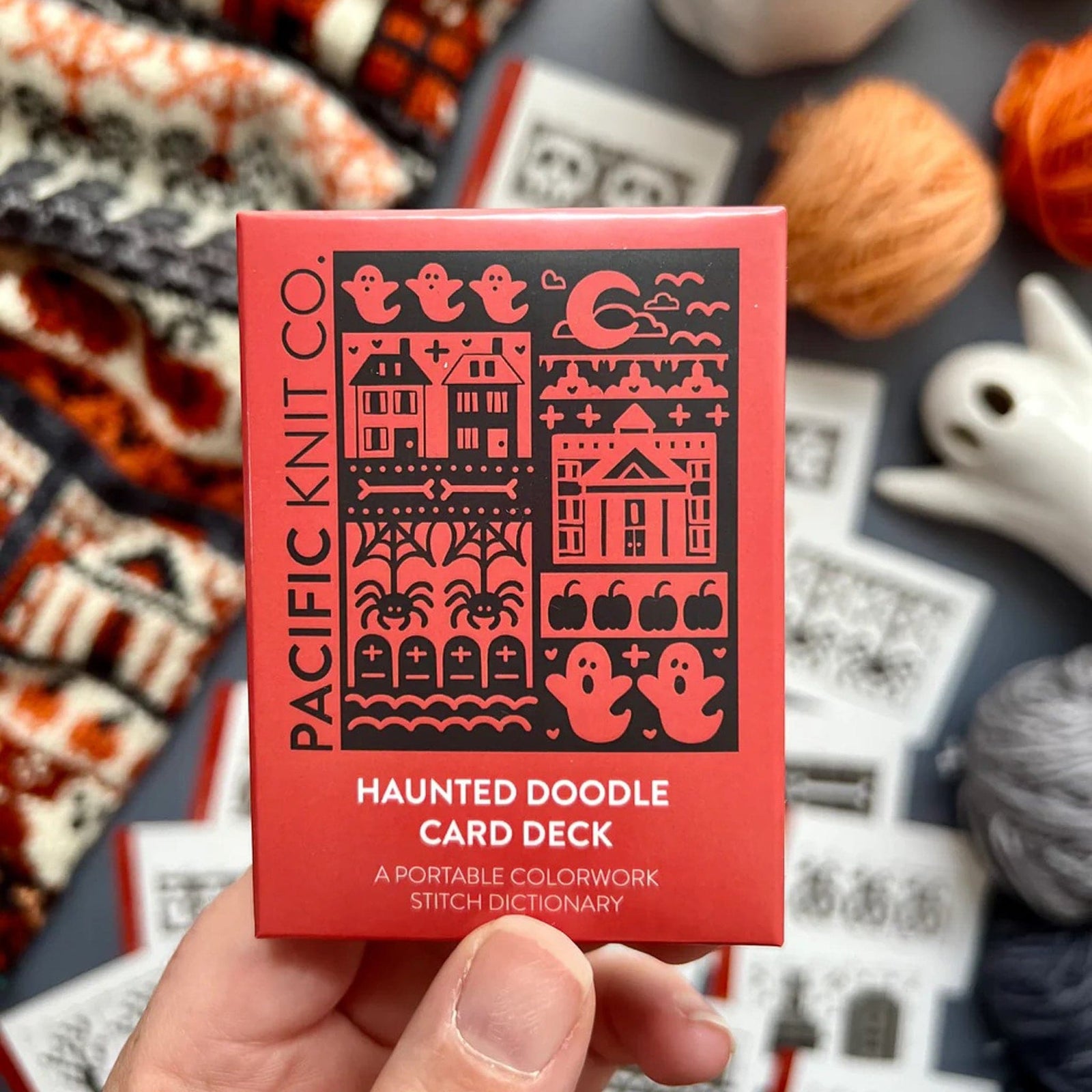 Pacific Knit Co. knitting pattern Pacific Knit Co. - Haunted Doodle Card Deck (Expansion)