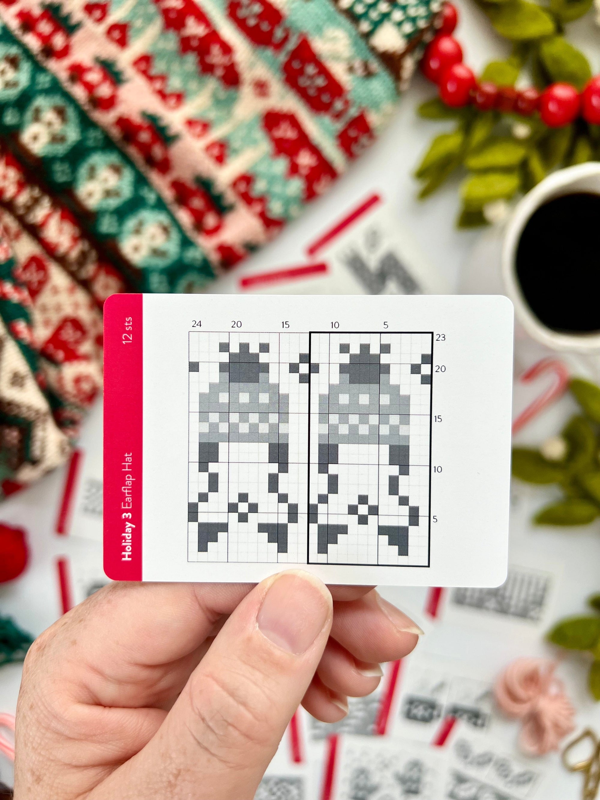 Pacific Knit Co. knitting pattern Pacific Knit Co. - Holiday 3 Doodle Card Deck (Expansion)