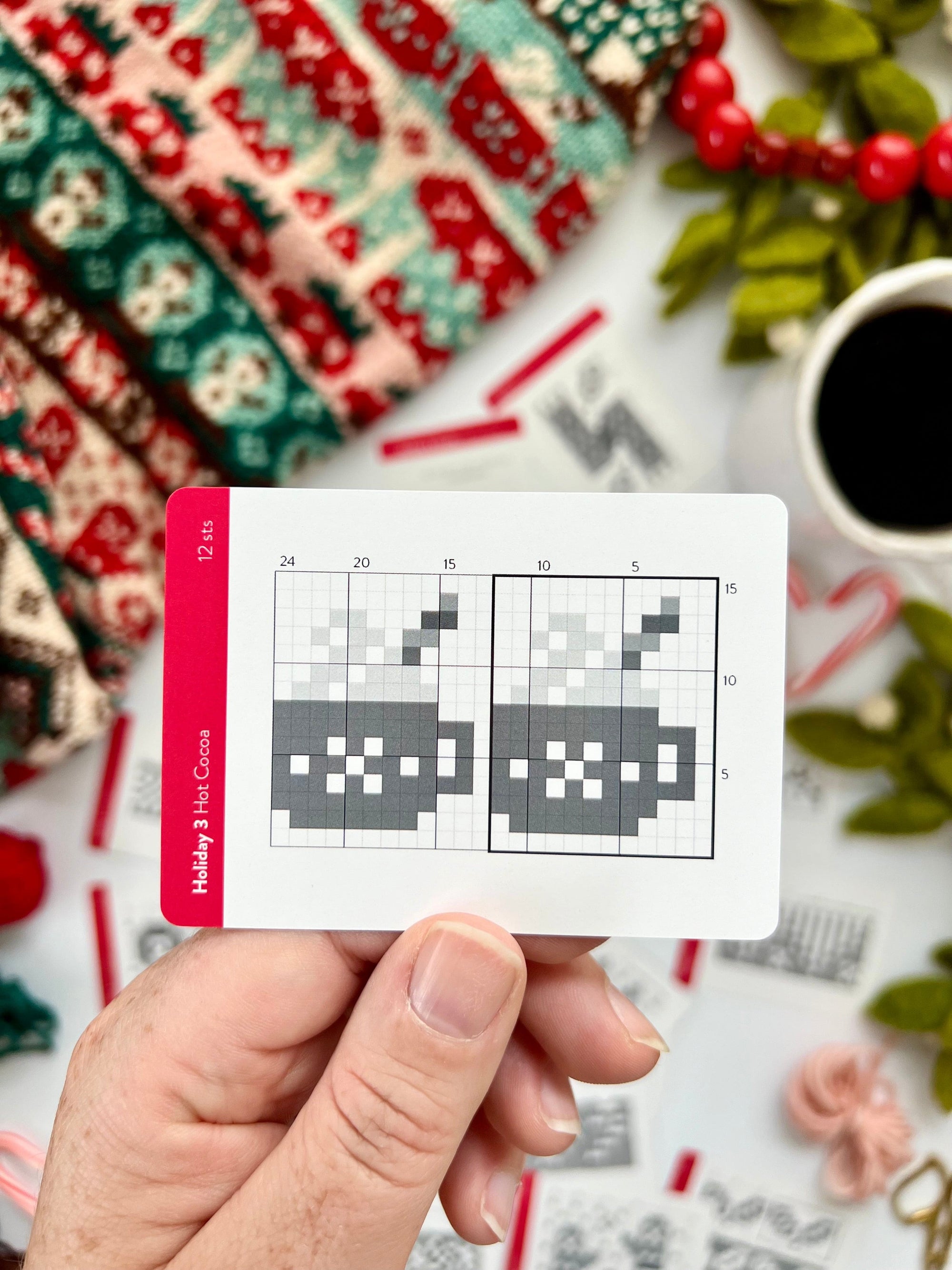 Pacific Knit Co. knitting pattern Pacific Knit Co. - Holiday 3 Doodle Card Deck (Expansion)