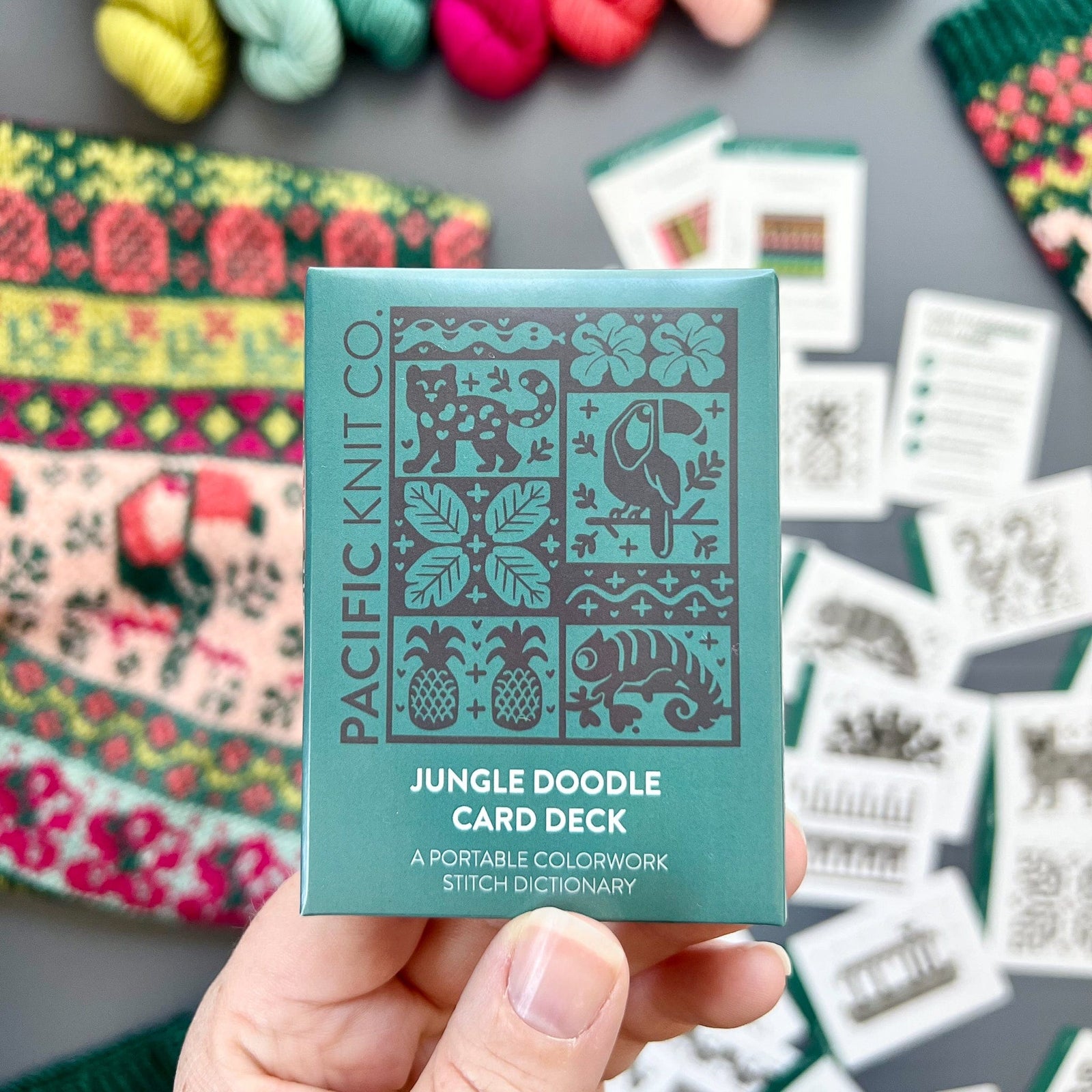 Pacific Knit Co. knitting pattern Pacific Knit Co. - Jungle Doodle Card Deck (Expansion) PRE-ORDER