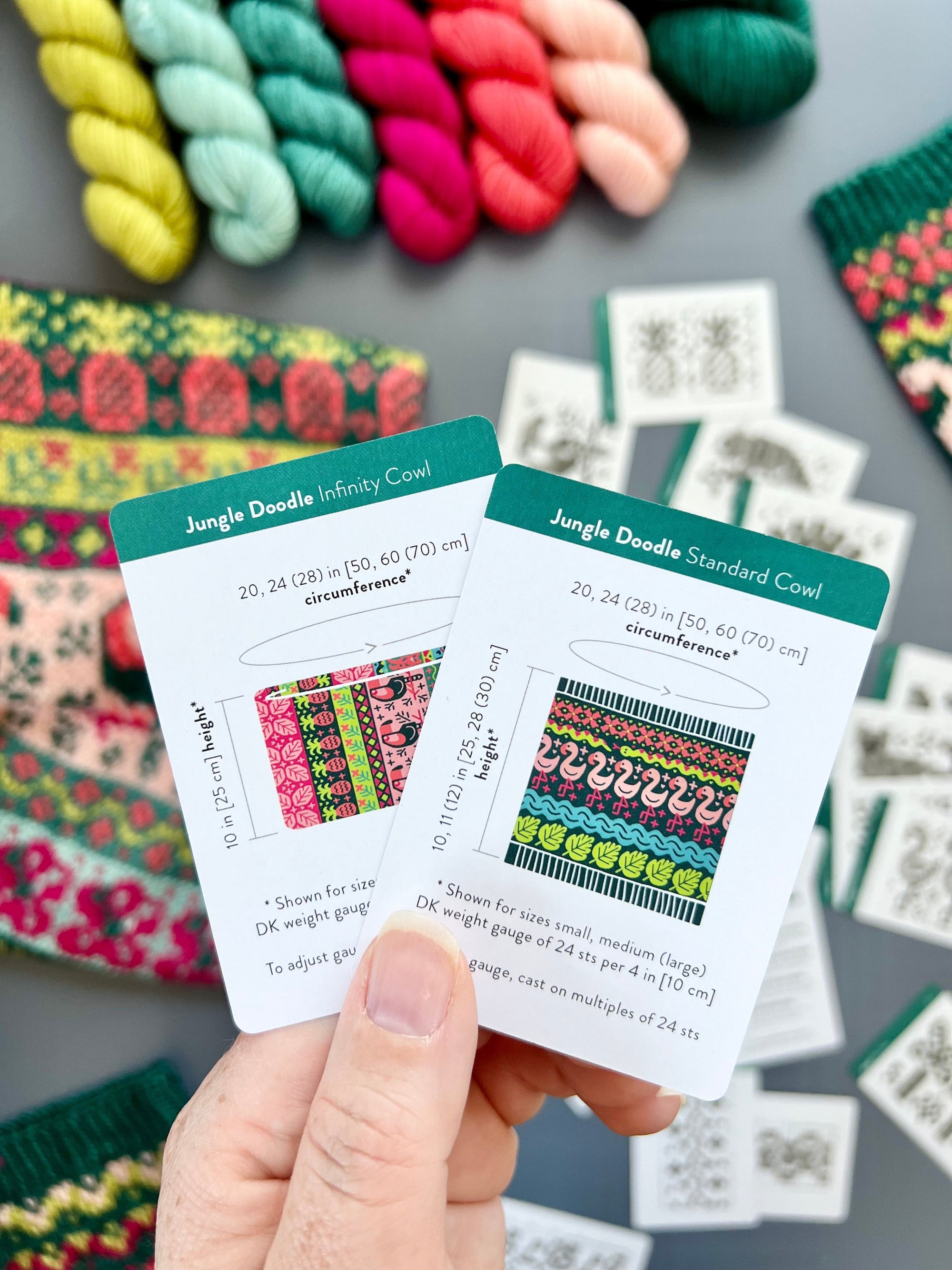 Pacific Knit Co. knitting pattern Pacific Knit Co. - Jungle Doodle Card Deck (Expansion) PRE-ORDER
