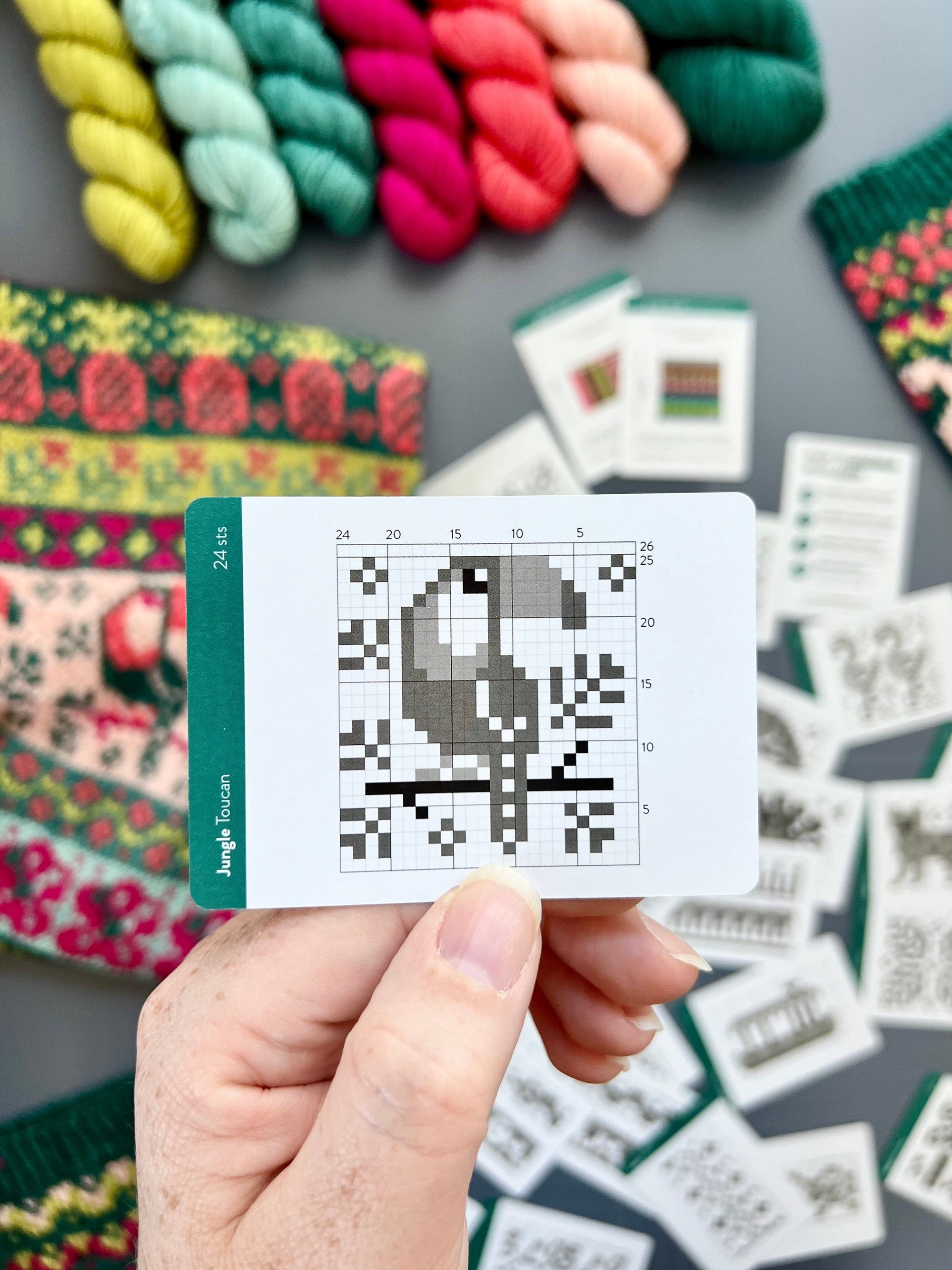 Pacific Knit Co. knitting pattern Pacific Knit Co. - Jungle Doodle Card Deck (Expansion) PRE-ORDER