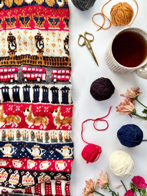 Pacific Knit Co. knitting pattern Pacific Knit Co. - London Destination Doodle Card Deck (Foil Pack)