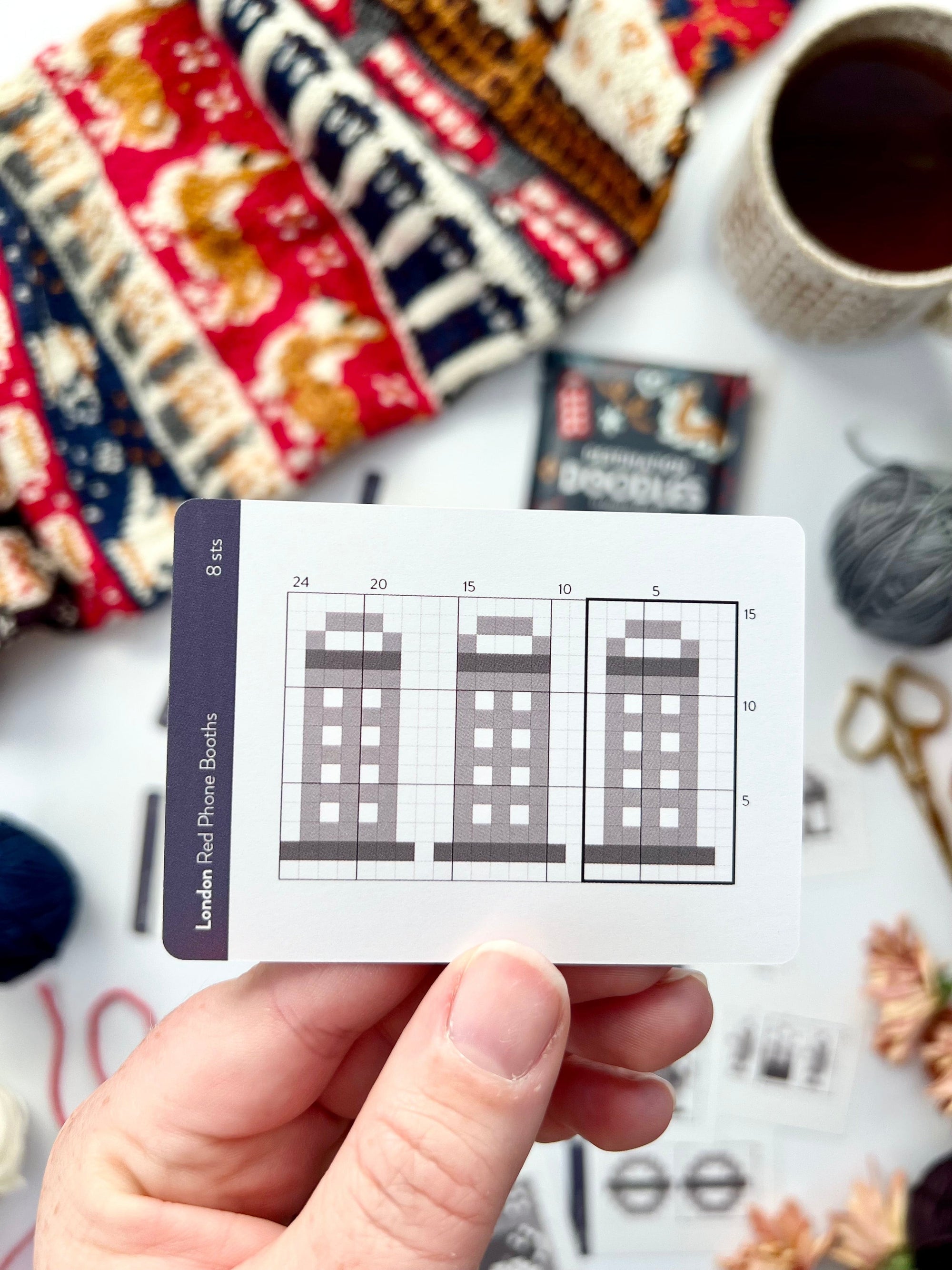 Pacific Knit Co. knitting pattern Pacific Knit Co. - London Destination Doodle Card Deck (Foil Pack)