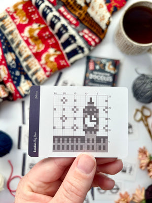 Pacific Knit Co. knitting pattern Pacific Knit Co. - London Destination Doodle Card Deck (Foil Pack)
