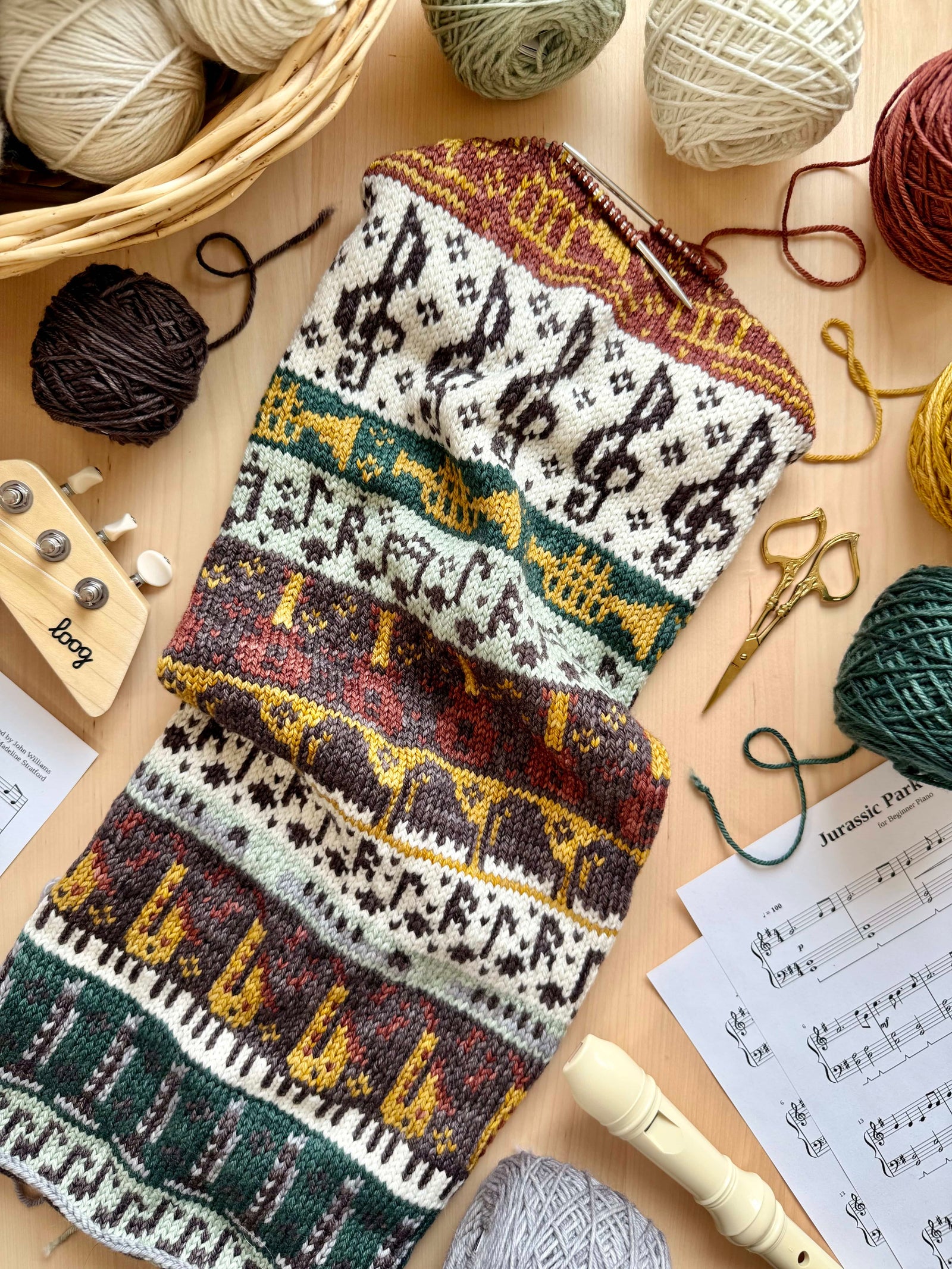 Pacific Knit Co. knitting pattern Pacific Knit Co. - Music Doodle Card Deck (Expansion) PRE-ORDER