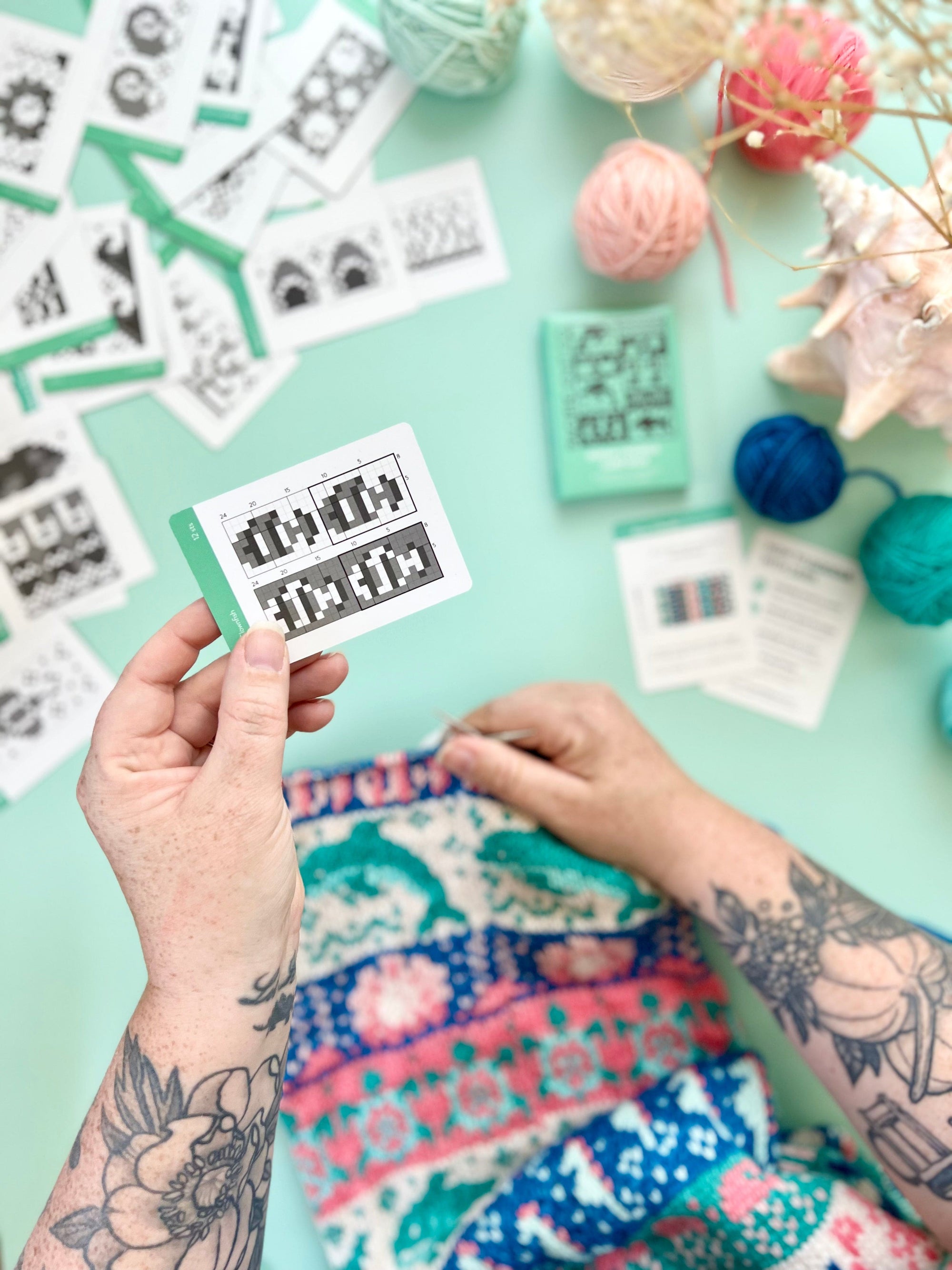 Pacific Knit Co. knitting pattern Pacific Knit Co. - Ocean 2 Doodle Card Deck (Expansion)