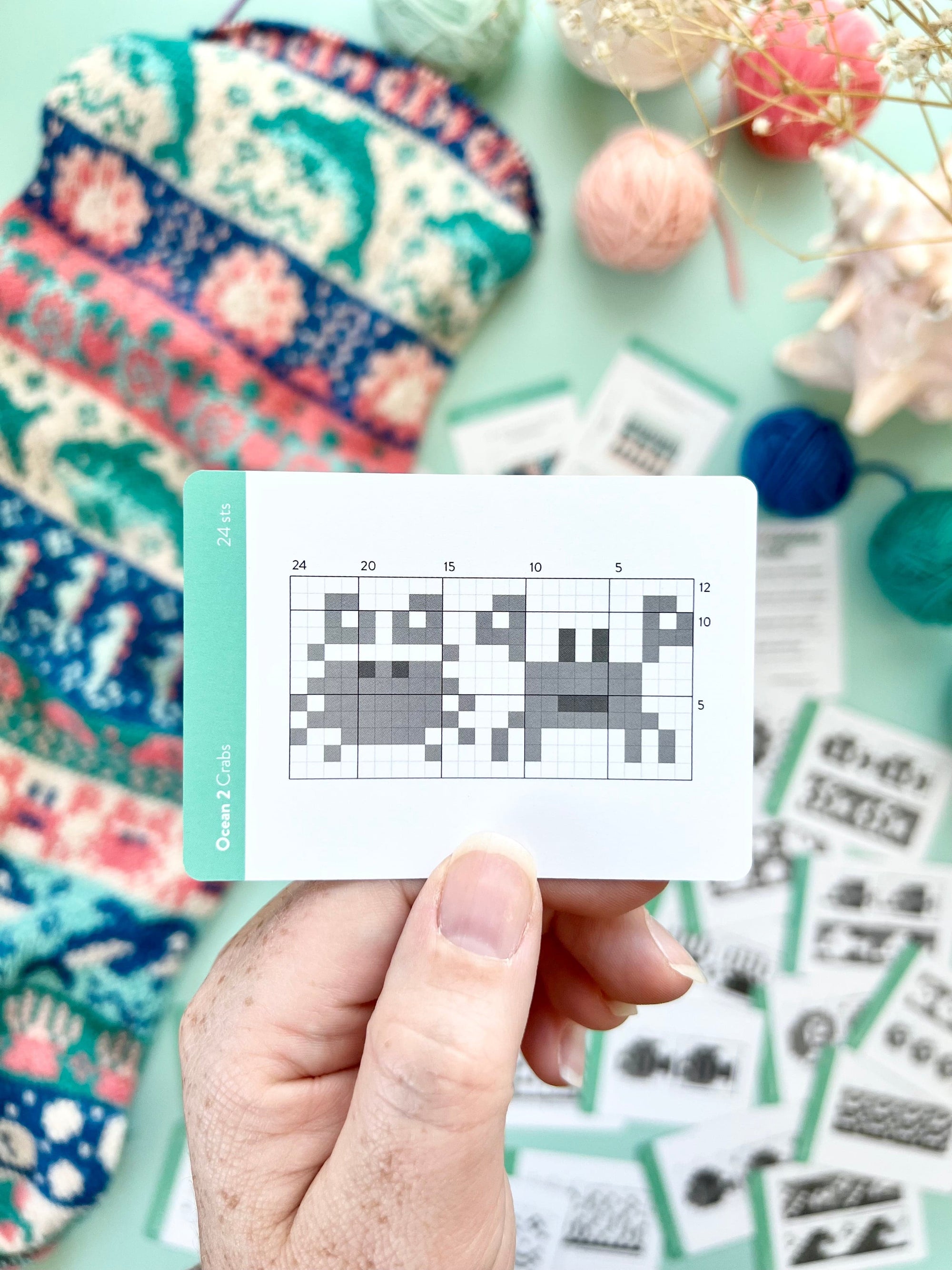 Pacific Knit Co. knitting pattern Pacific Knit Co. - Ocean 2 Doodle Card Deck (Expansion)