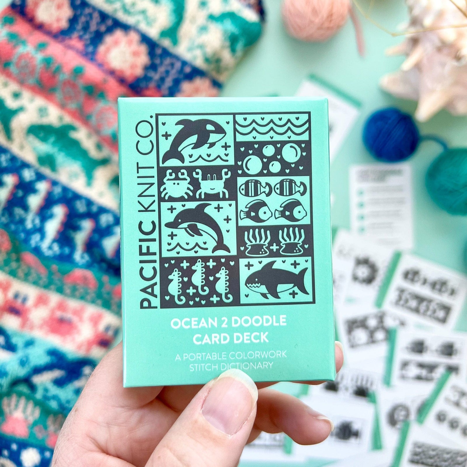 Pacific Knit Co. knitting pattern Pacific Knit Co. - Ocean 2 Doodle Card Deck (Expansion)