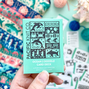 Pacific Knit Co. knitting pattern Pacific Knit Co. - Ocean 2 Doodle Card Deck (Expansion)