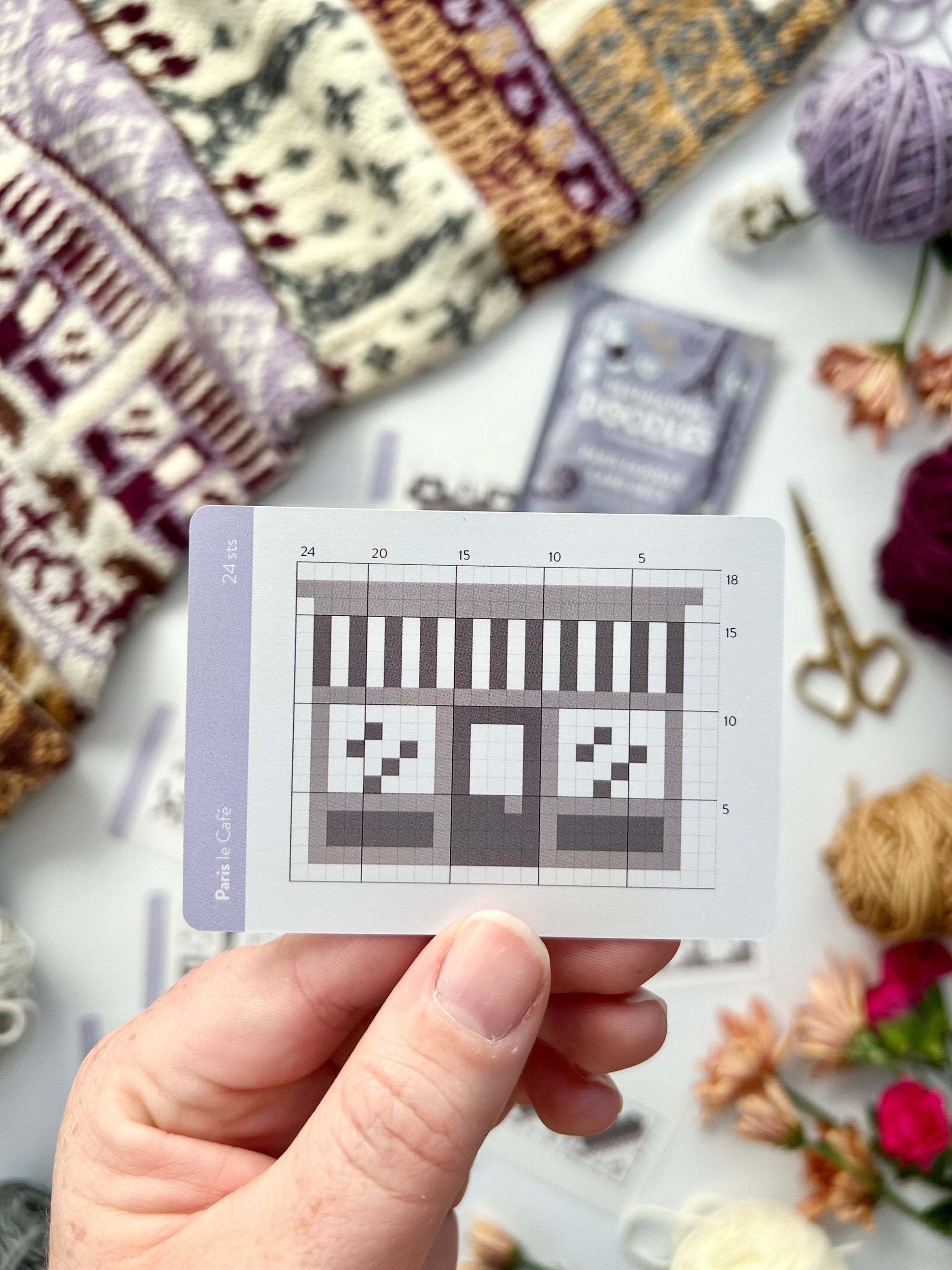 Pacific Knit Co. knitting pattern Pacific Knit Co. - Paris Destination Doodle Card Deck (Foil Pack)