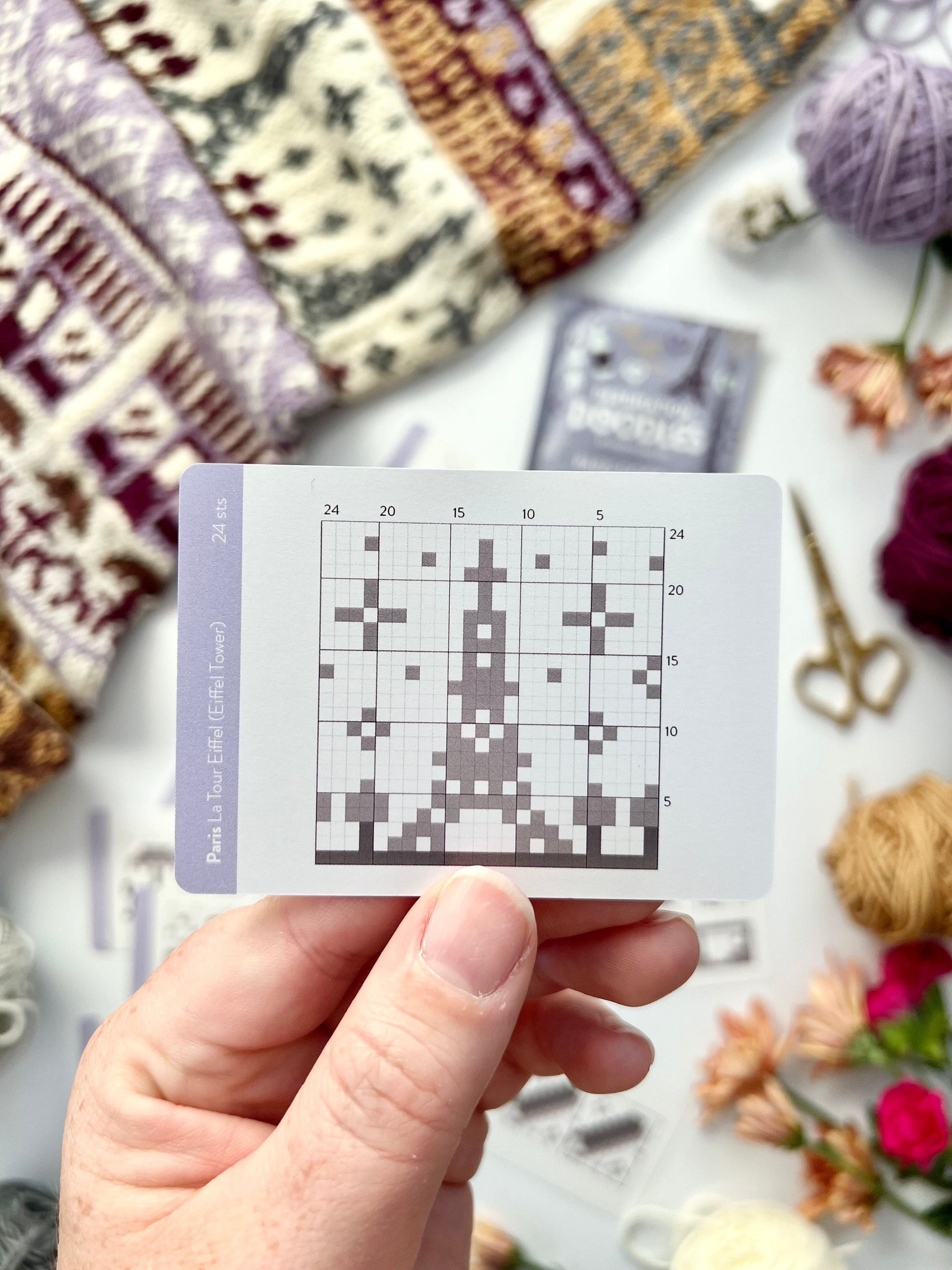Pacific Knit Co. knitting pattern Pacific Knit Co. - Paris Destination Doodle Card Deck (Foil Pack)