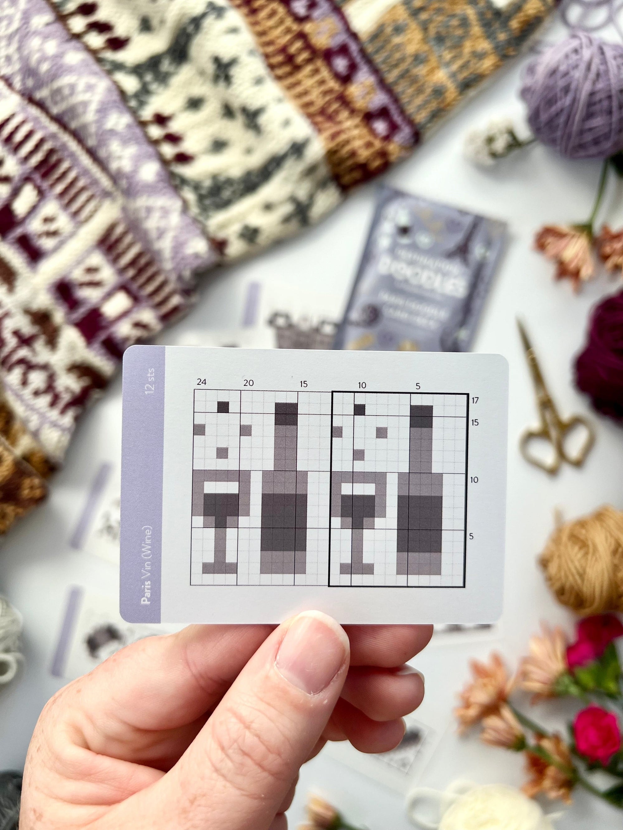 Pacific Knit Co. knitting pattern Pacific Knit Co. - Paris Destination Doodle Card Deck (Foil Pack)