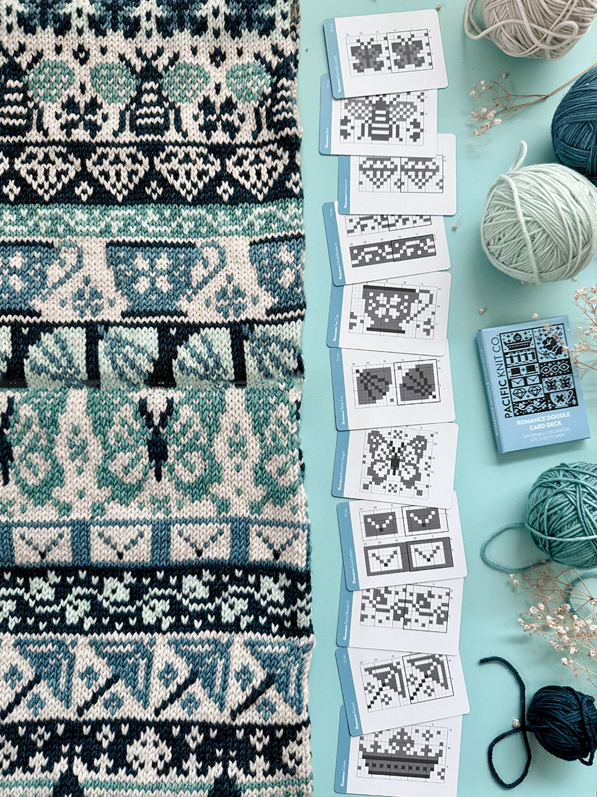 Pacific Knit Co. knitting pattern Pacific Knit Co. - Romance Doodle Card Deck (Expansion) PRE-ORDER
