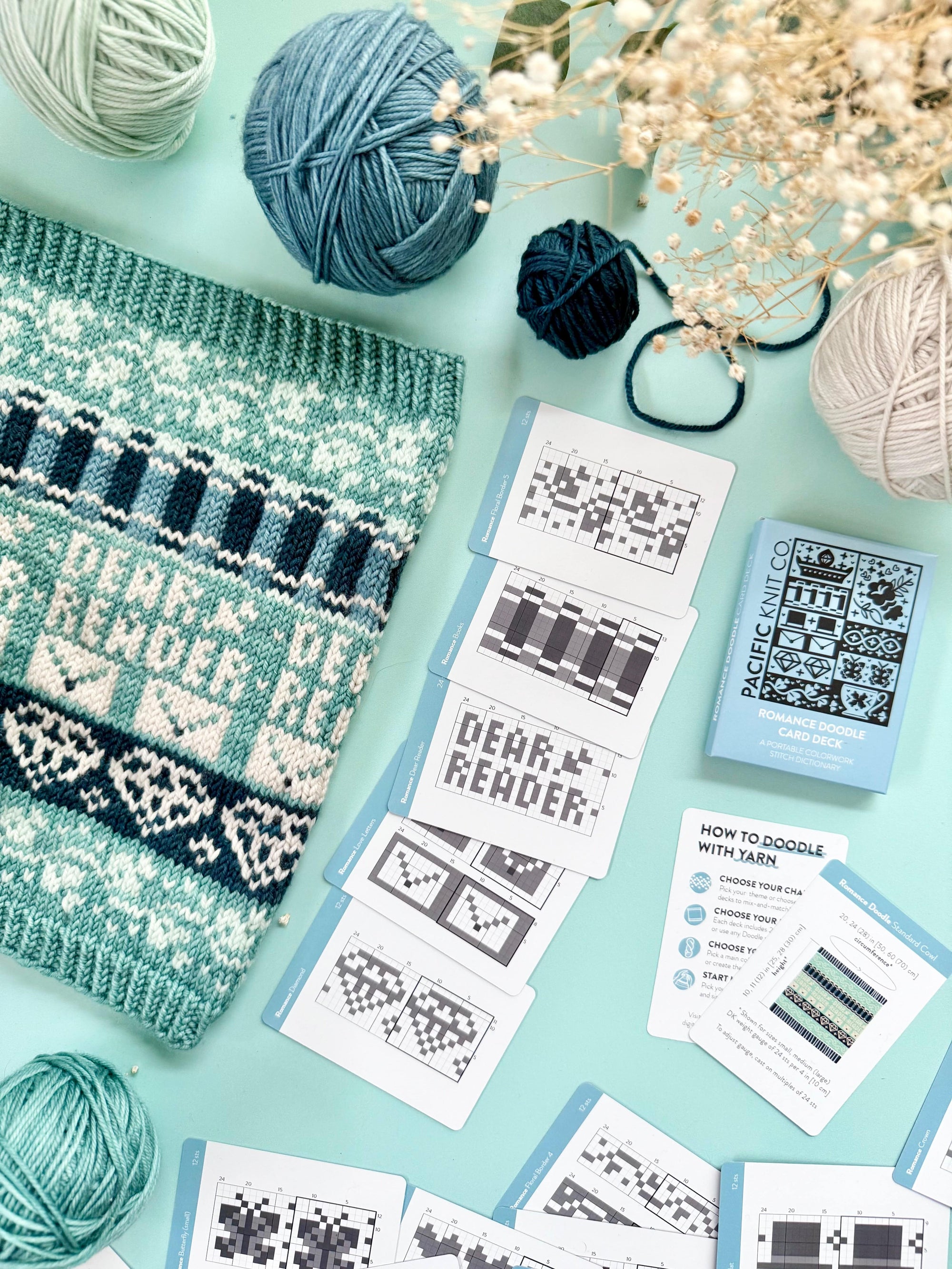 Pacific Knit Co. knitting pattern Pacific Knit Co. - Romance Doodle Card Deck (Expansion) PRE-ORDER